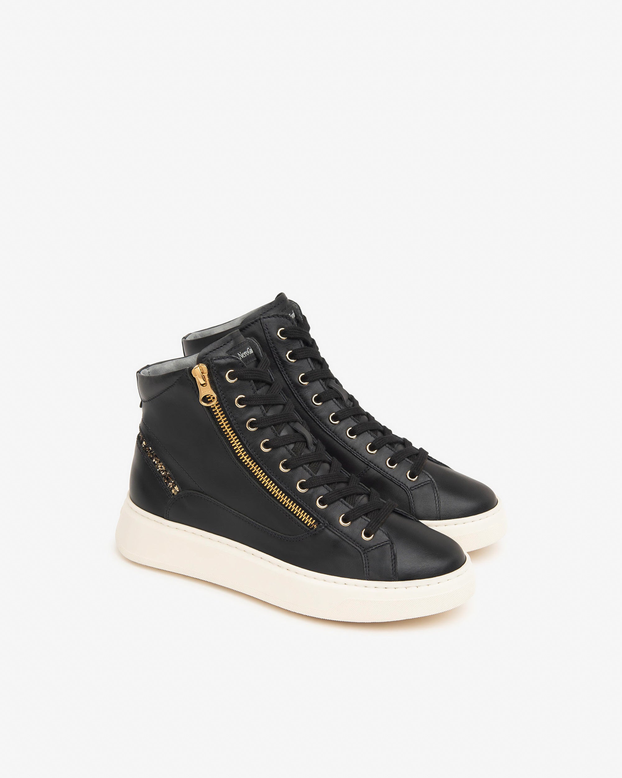 Nero Giardini Sneakers baskets montantes cuir femme