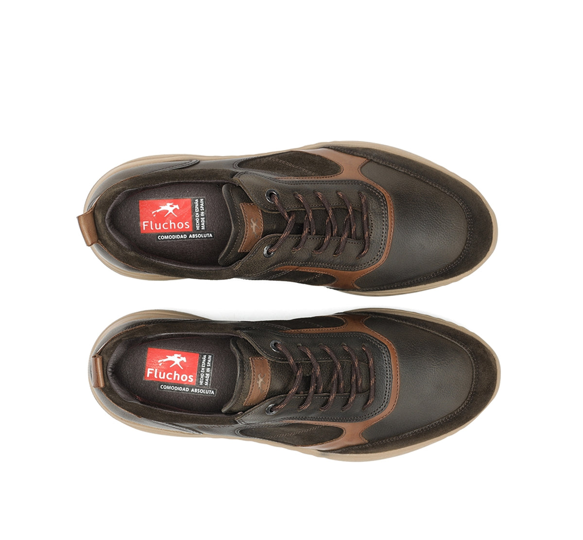 Fluchos Ryder F2289 sneaker vert homme à lacets