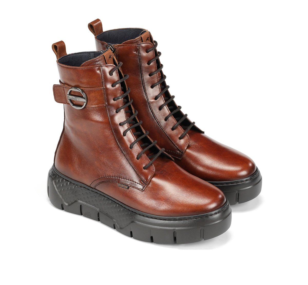 Fluchos Ilia F2303 bottine marron femme lacets