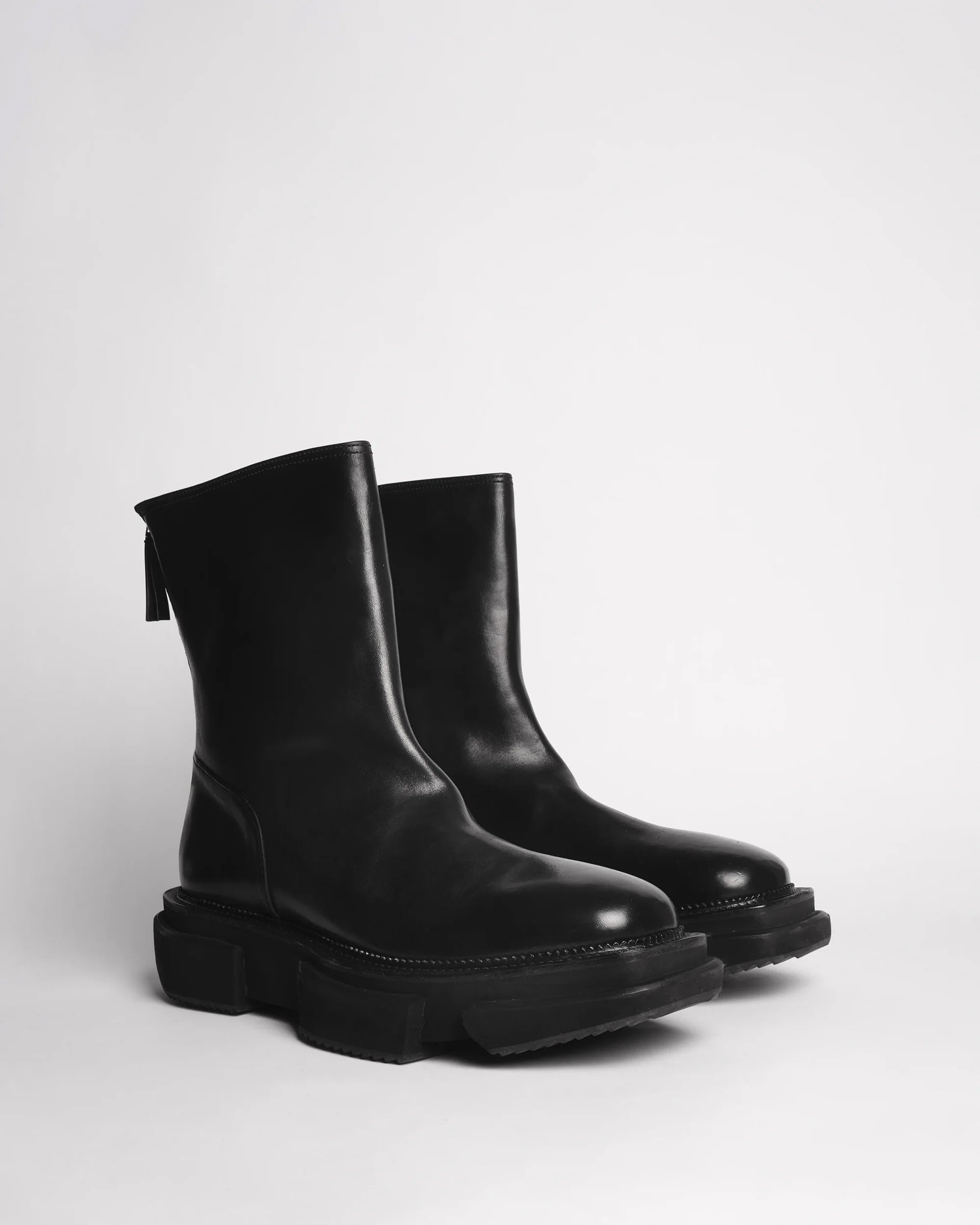 Premiata Boots 019 chaussures cuir sculpté