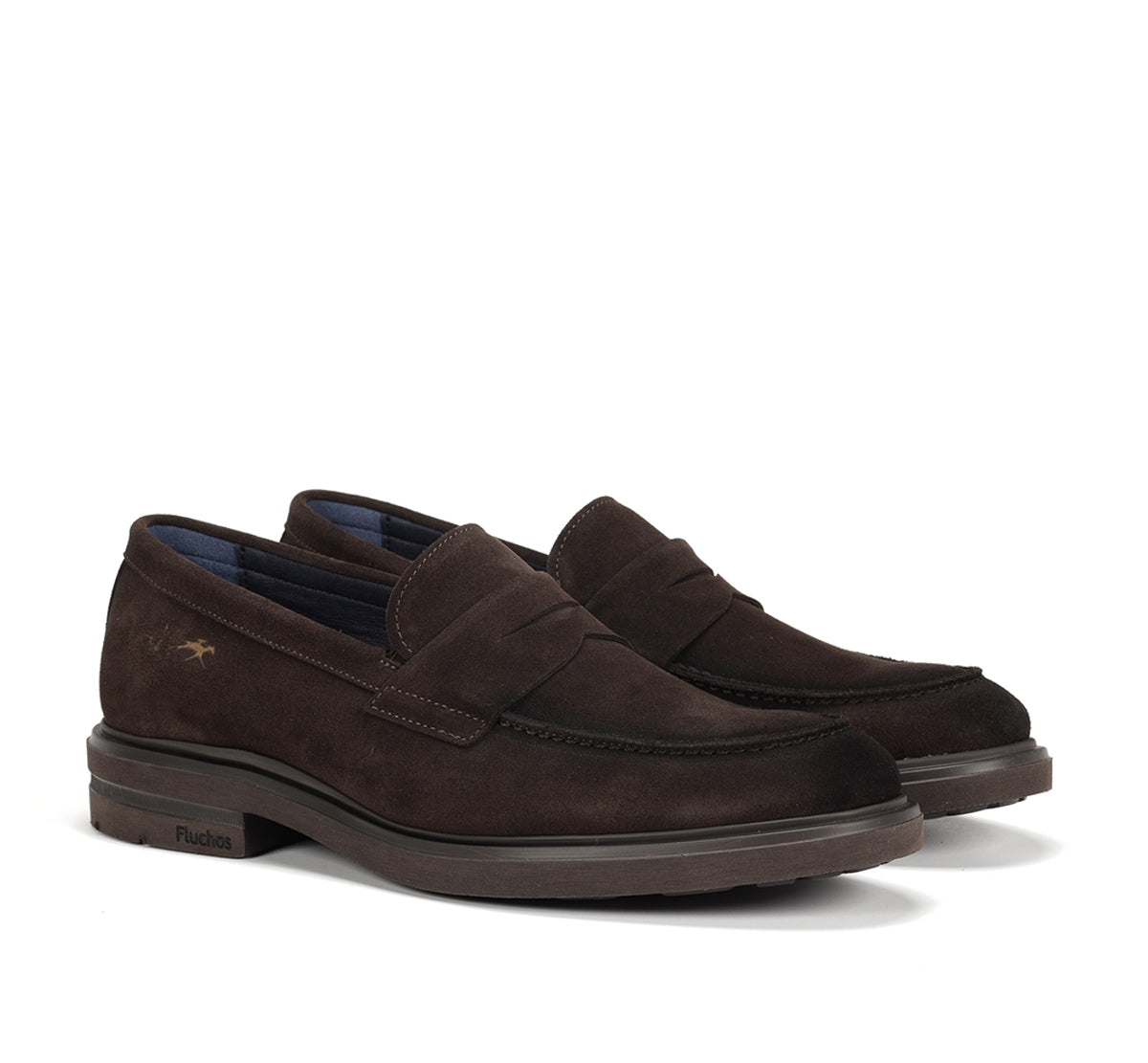 Fluchos Belgas F0633 mocassins homme marron cuir