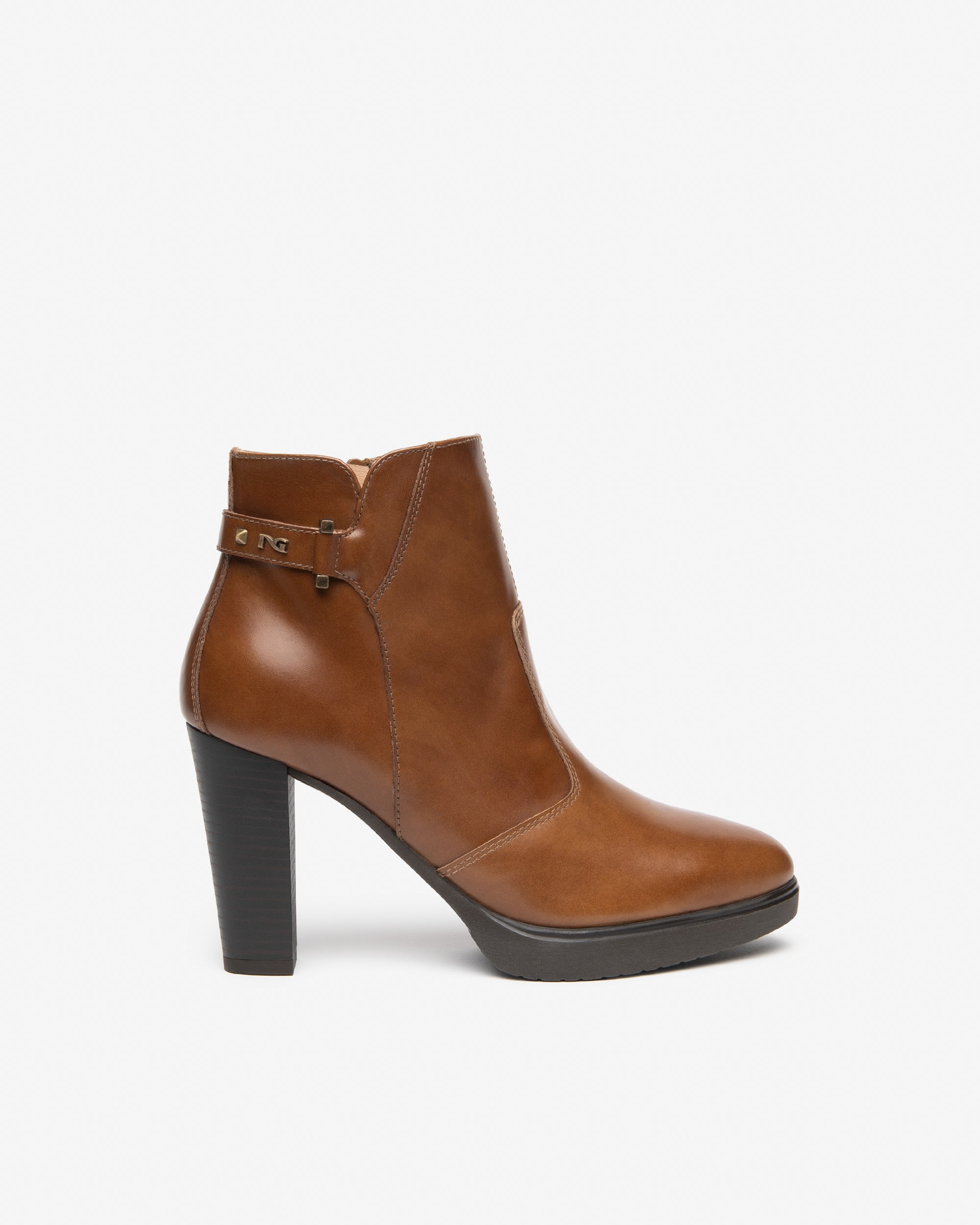 Nero Giardini Ankle Booties bottines cuir talon 38