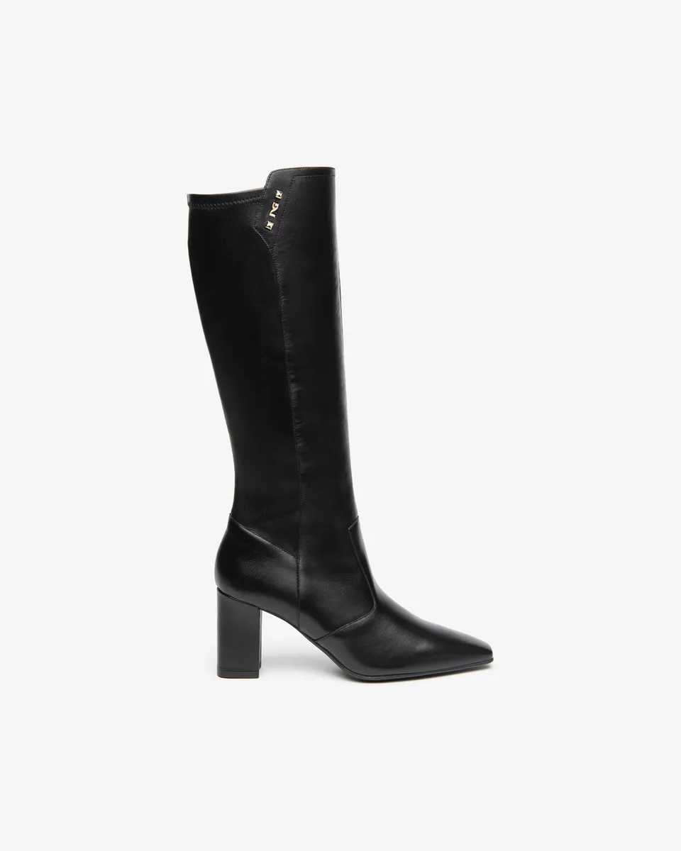 Nero Giardini Boots bottes femme cuir talon 75 mm