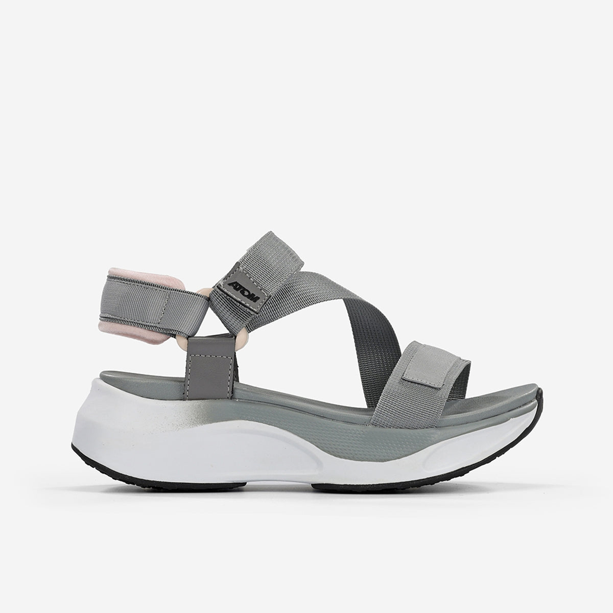 Atom by Fluchos Fusion AT170 sandale gris femme confort