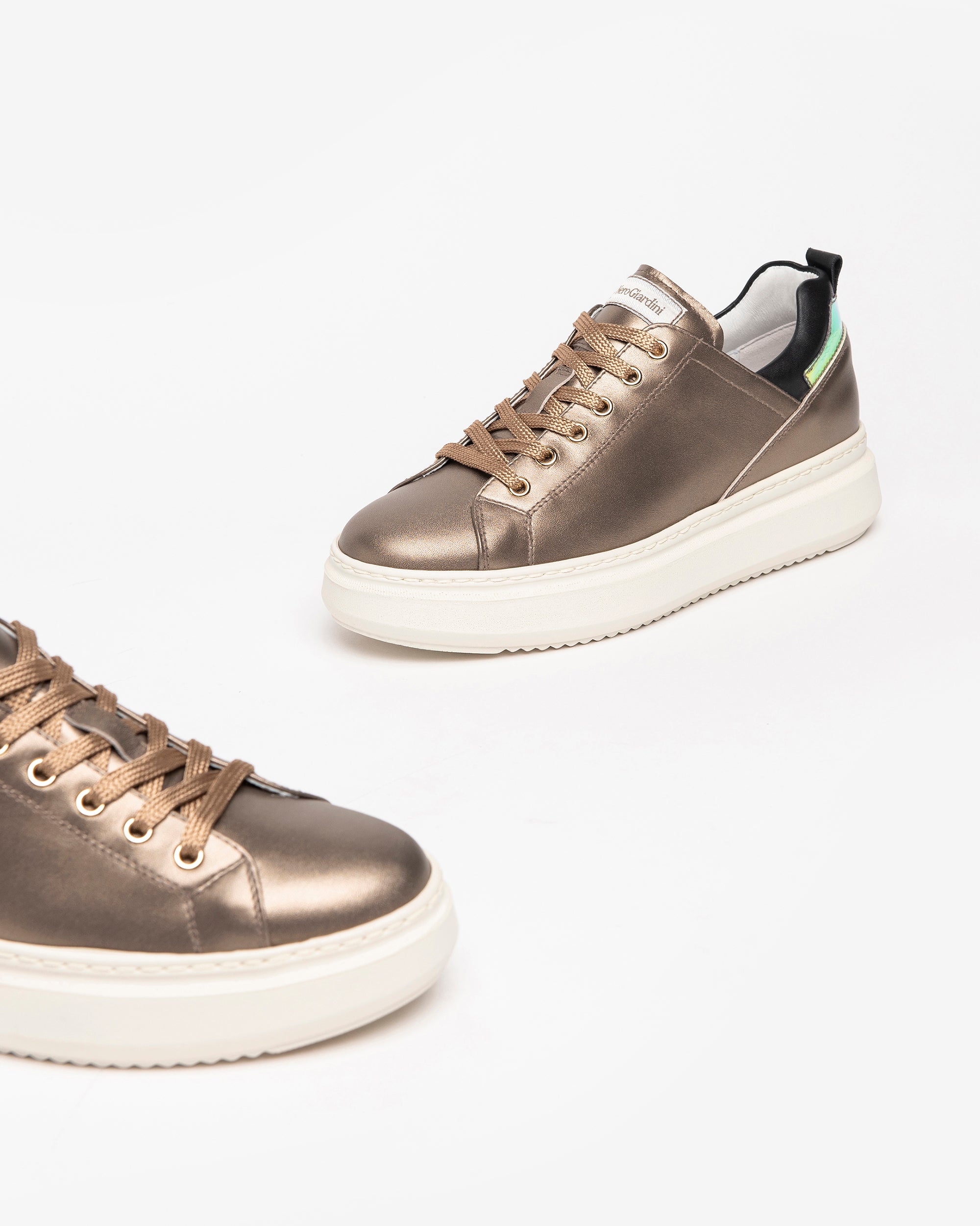 Nero Giardini Sneakers baskets cuir femme hiver