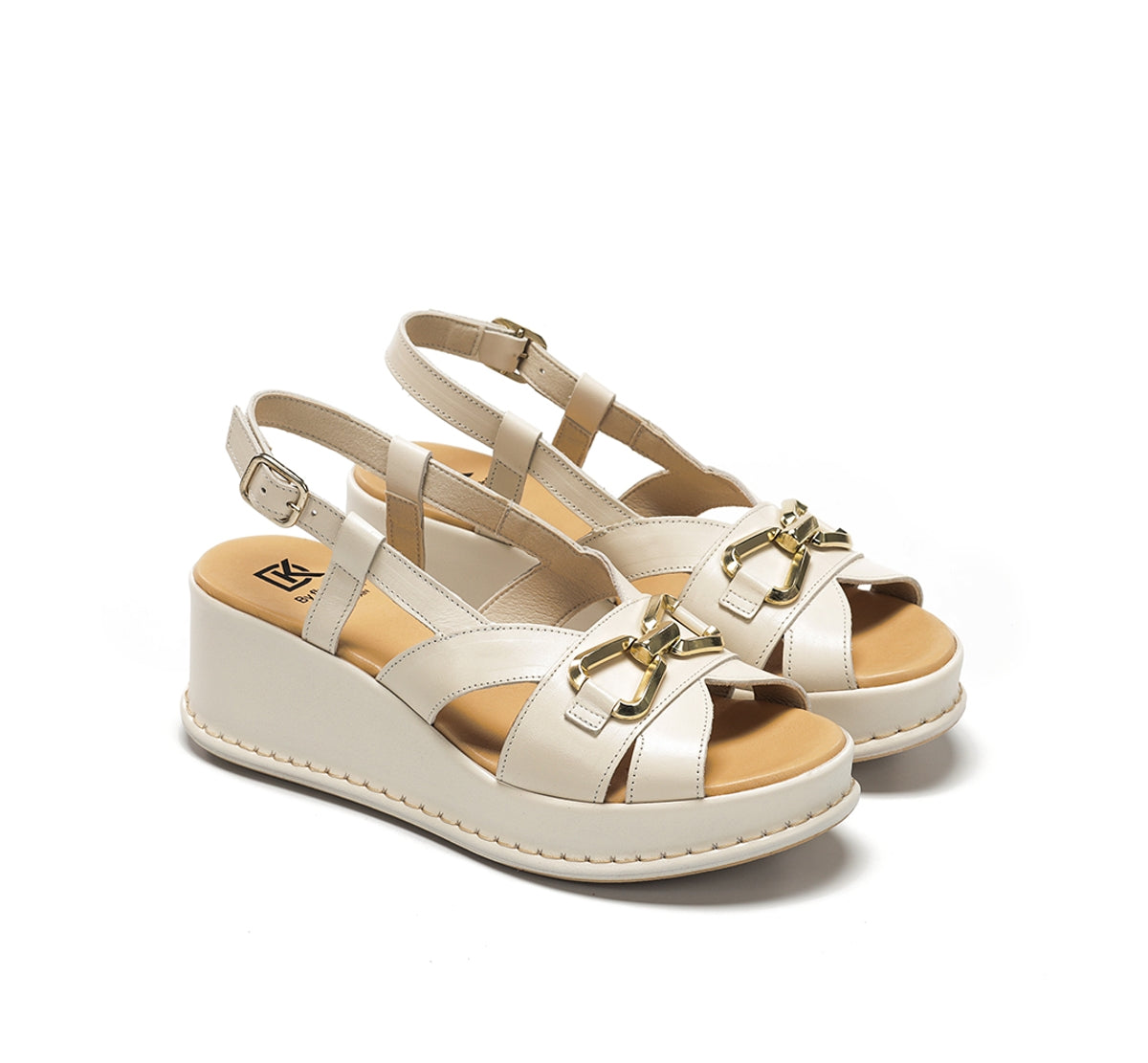 Dorking Windy D9651 sandale taupe plateforme femme