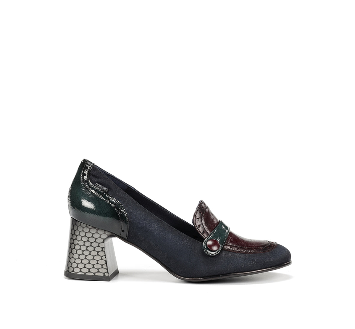 Dorking by Fluchos Dacy D9614 mocassin bleu talon