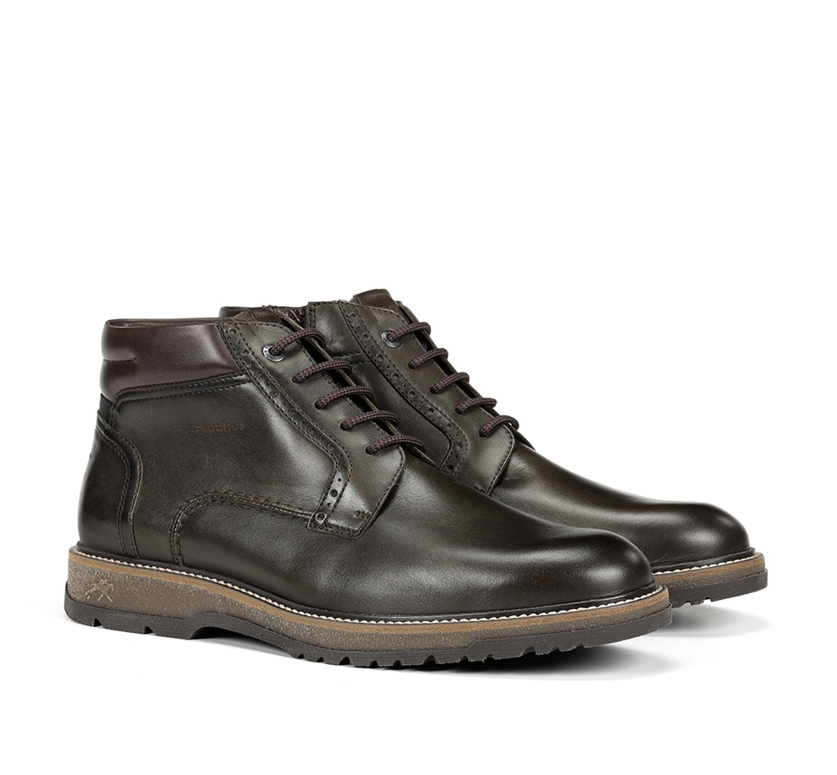 Fluchos Buggy F2321 bottines vert homme cuir