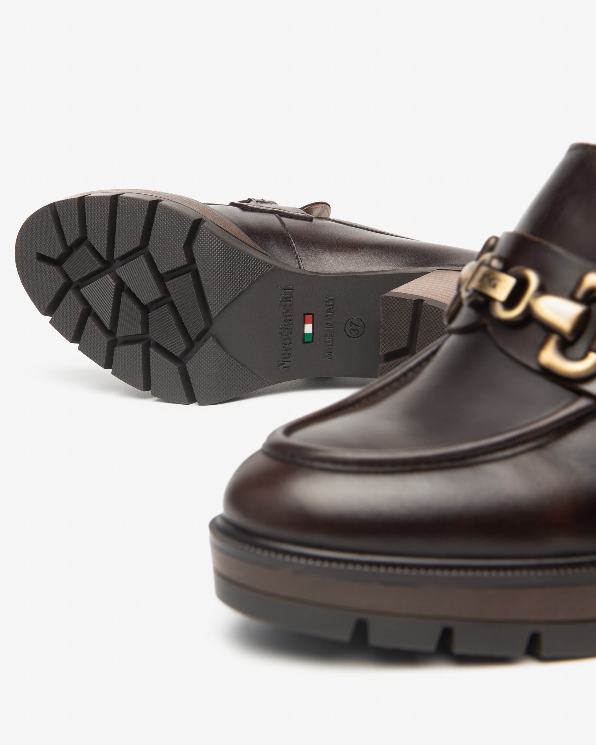 Nero Giardini Loafers mocassins femme cuir automne