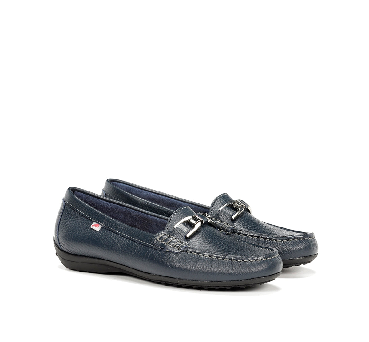 Fluchos Bruni F0804 mocassin bleu femme cuir