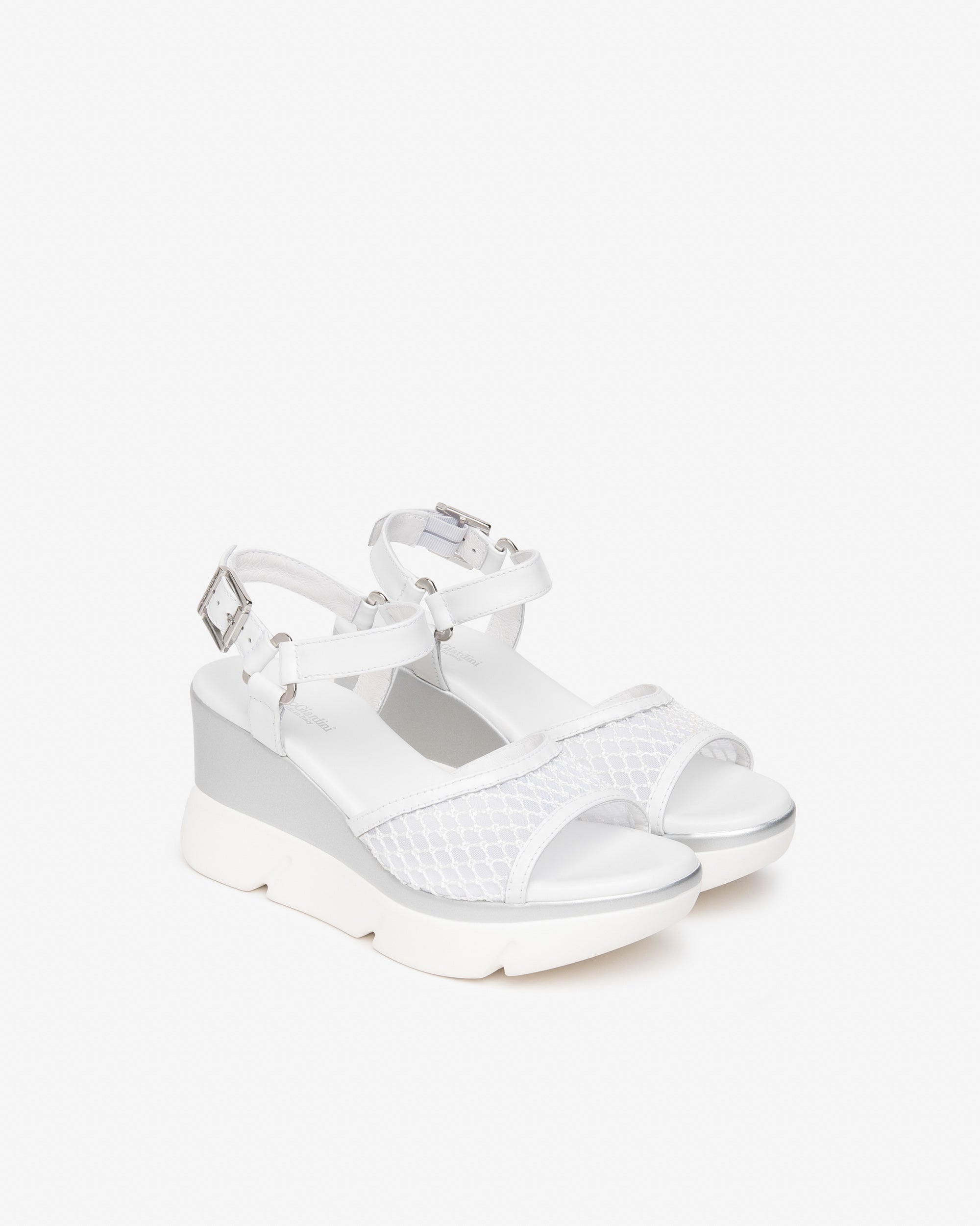Nero Giardini Sandals sandales cuir toile femme