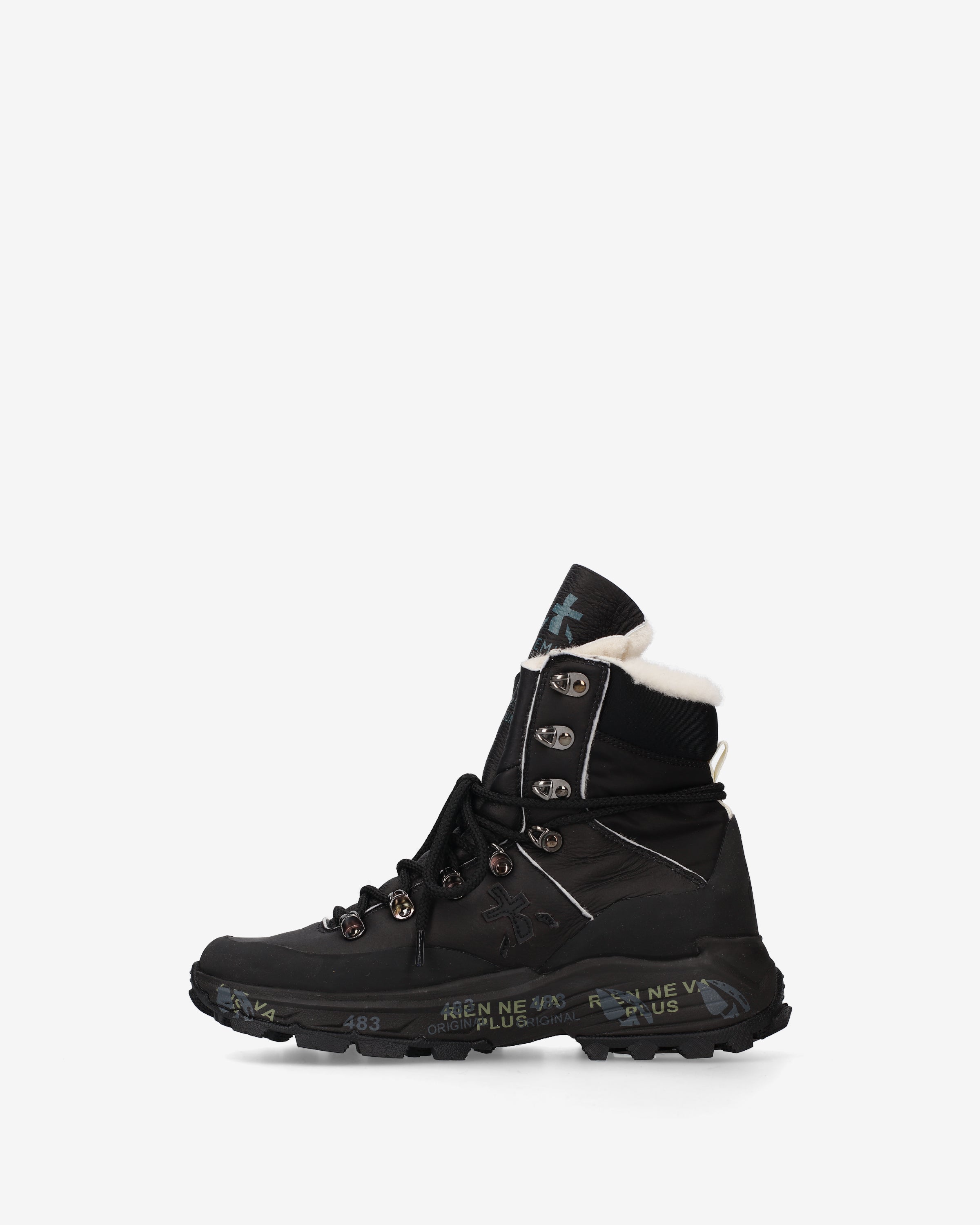 Premiata MidTreckd 529M sneakers femme noir fourrée