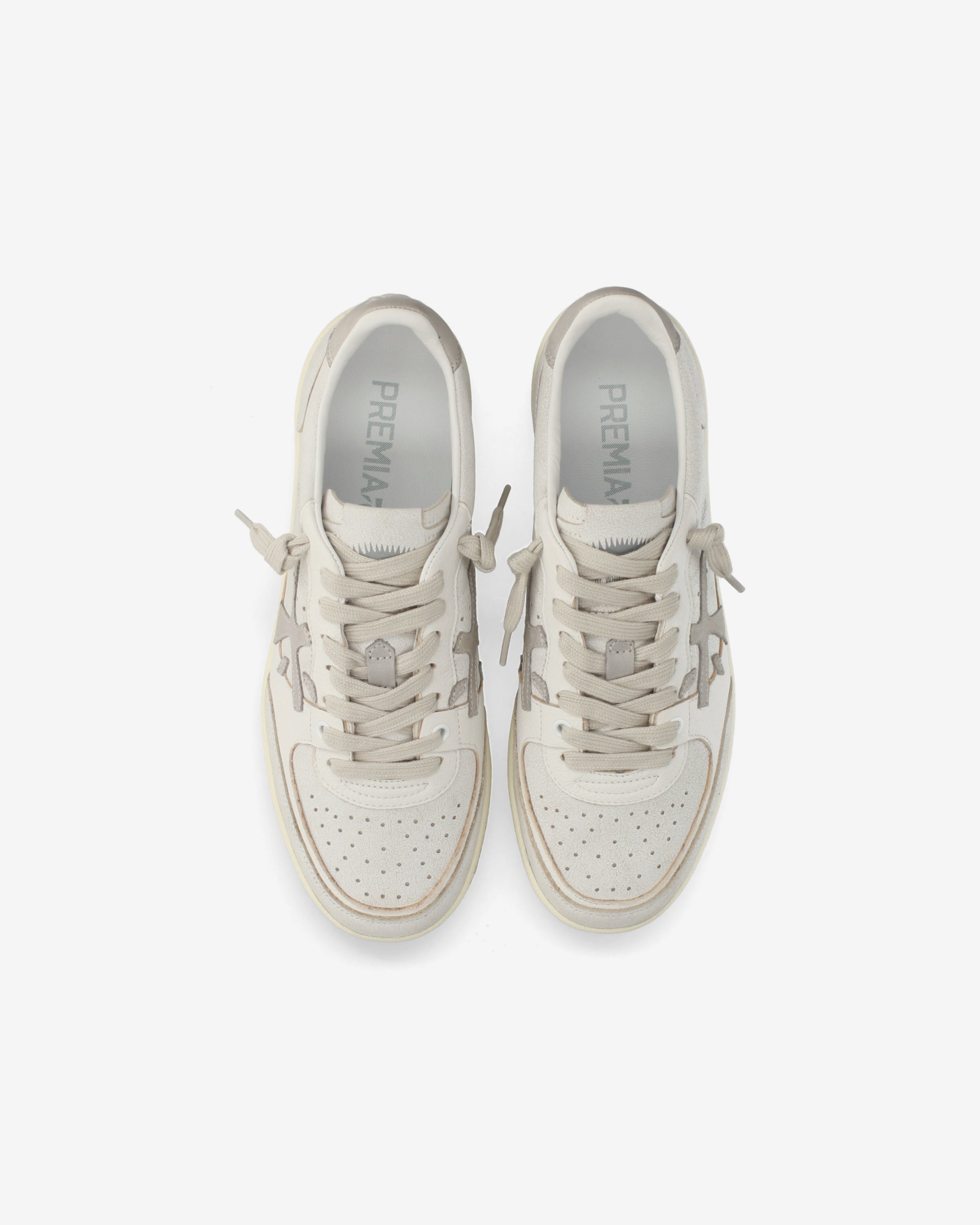 Premiata Bskt Clayd 8447 baskets femme blanc cuir