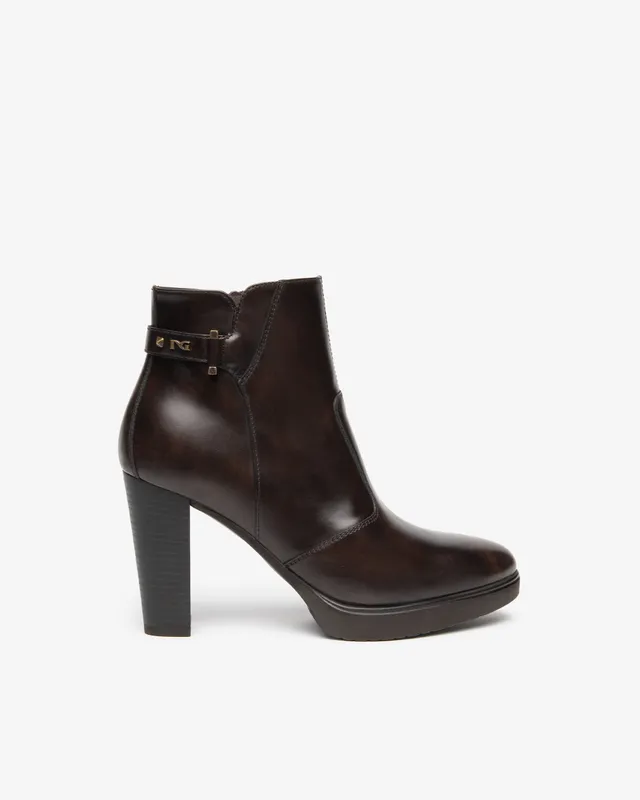 Nero Giardini Ankle Booties bottines cuir femme talon 95 mm