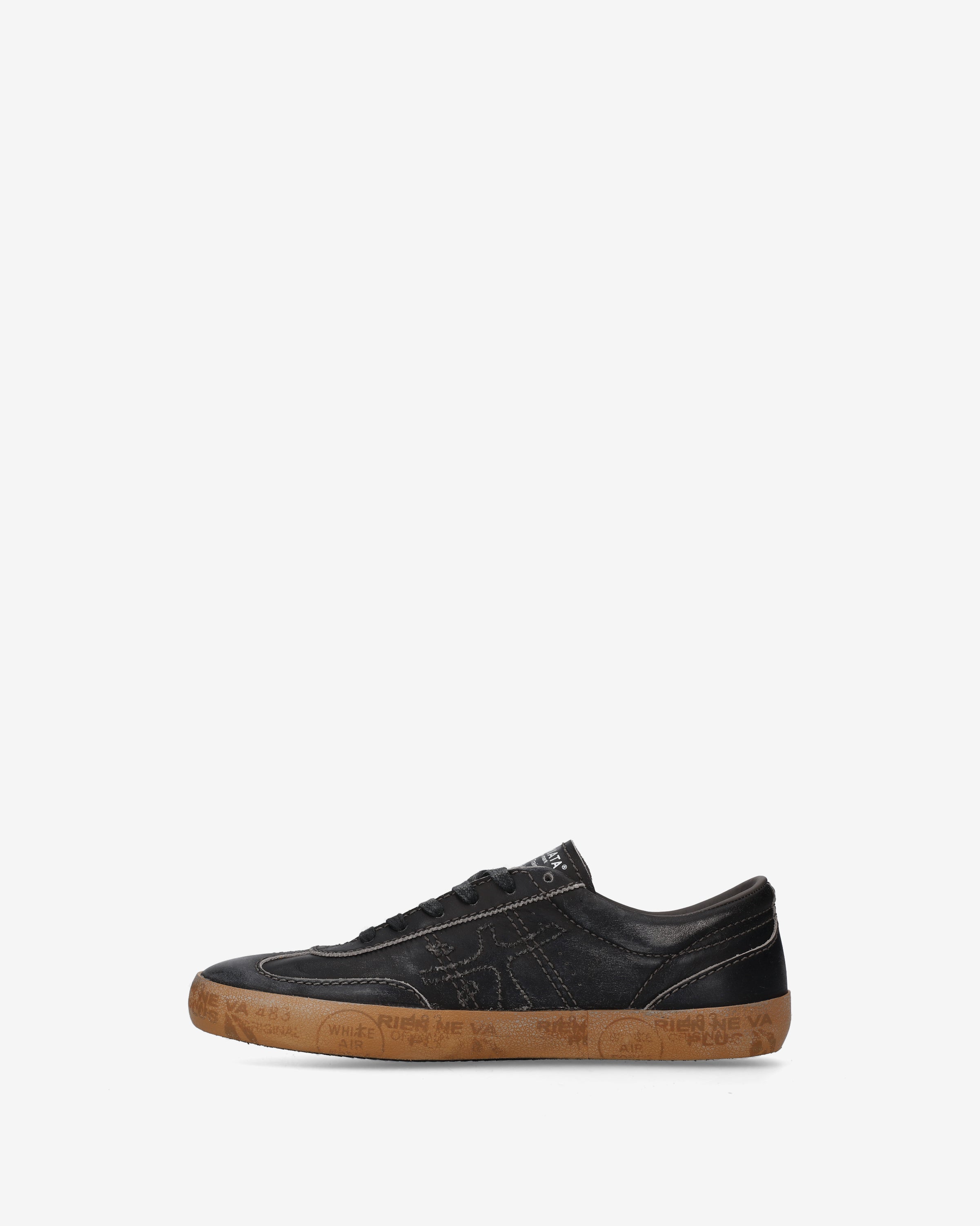 Premiata David 8599 Sneakers Cuir Noir Homme