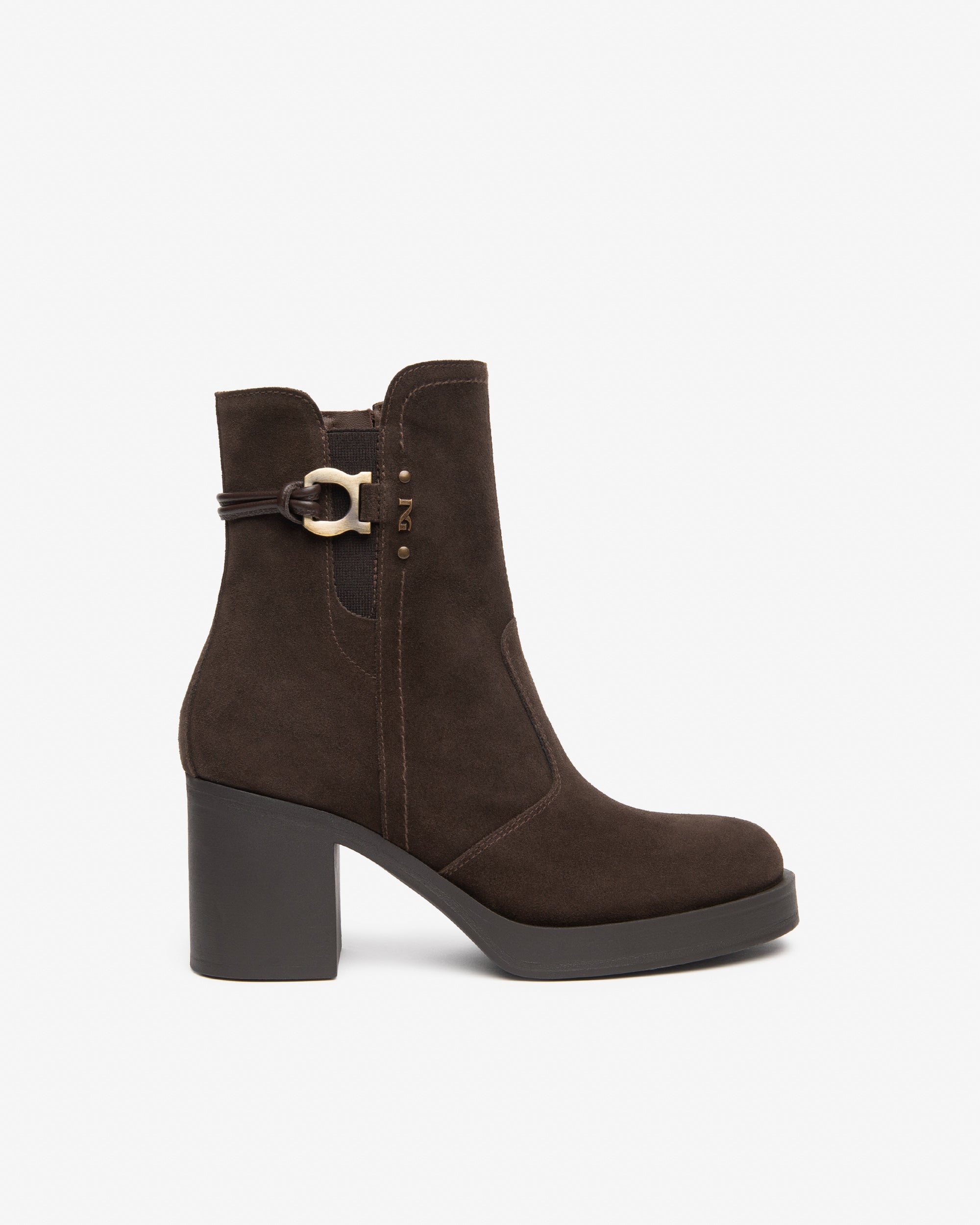 Nero Giardini Ankle Boots bottines daim femme talon 7,5 cm