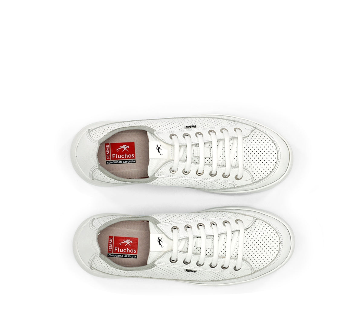 Fluchos Pompas F2123 baskets femme blanches légères