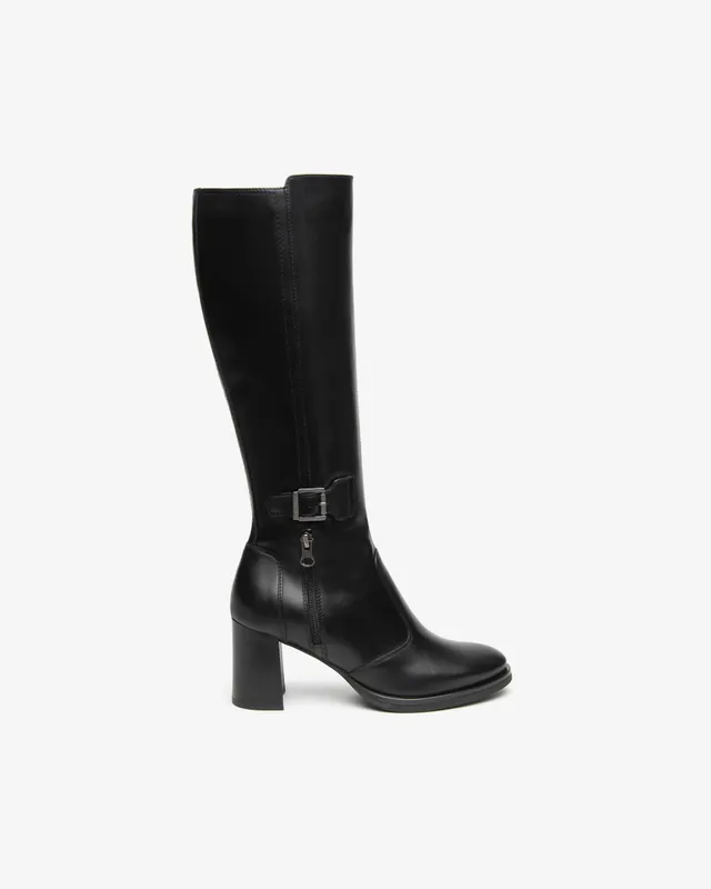 Nero Giardini Boots bottes cuir femme talon 38