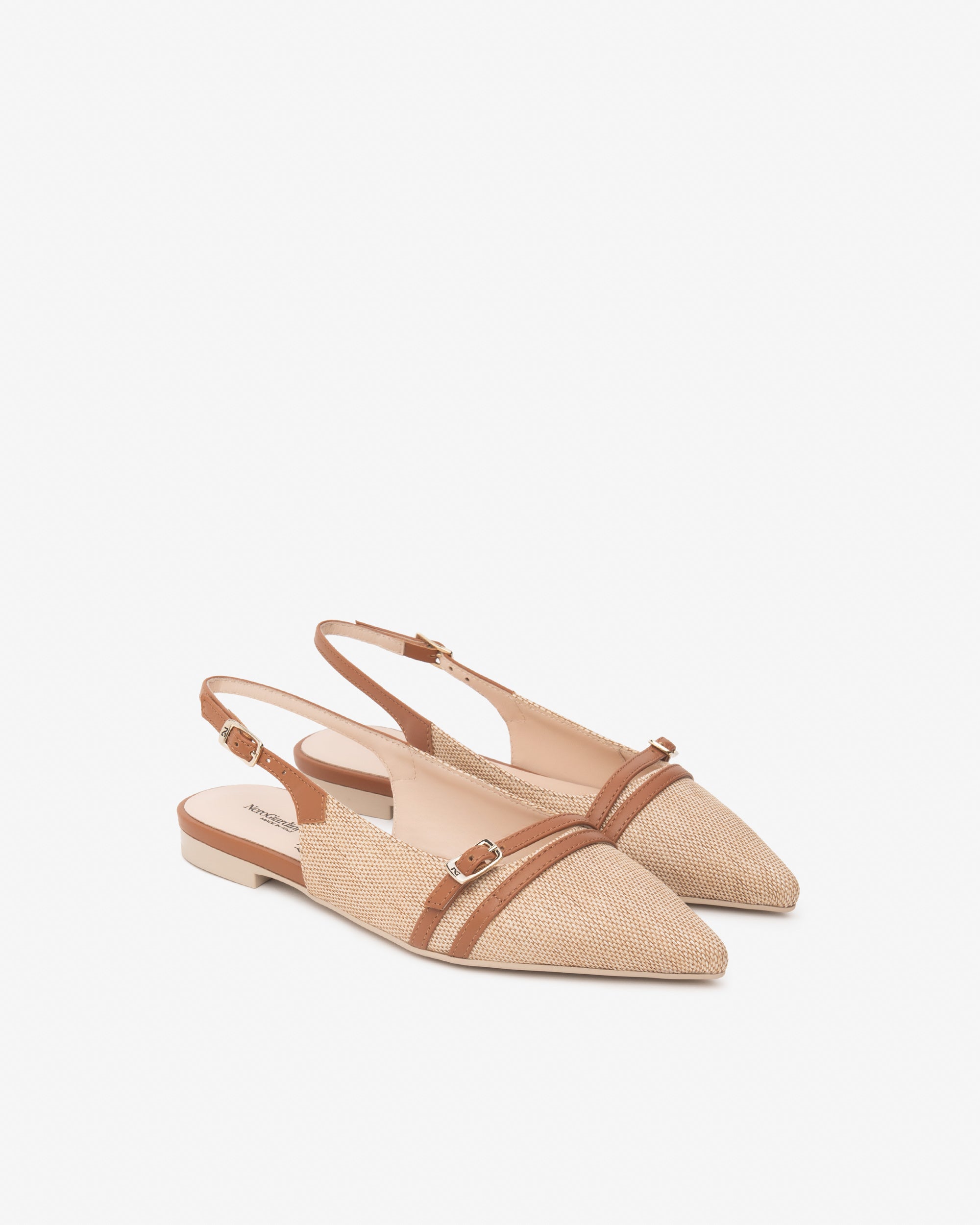 Nero Giardini Slingback Sandales Cuir Femme Bride Arrière