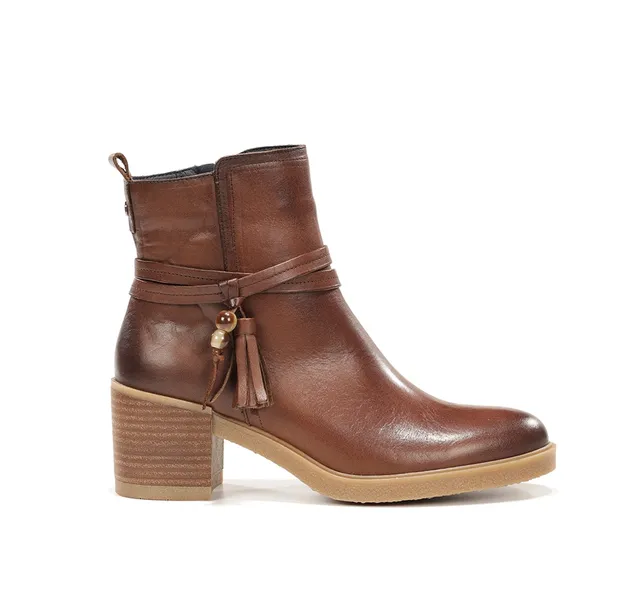 Dorking Aroma D9756 Bottines Marron Femme Cuir