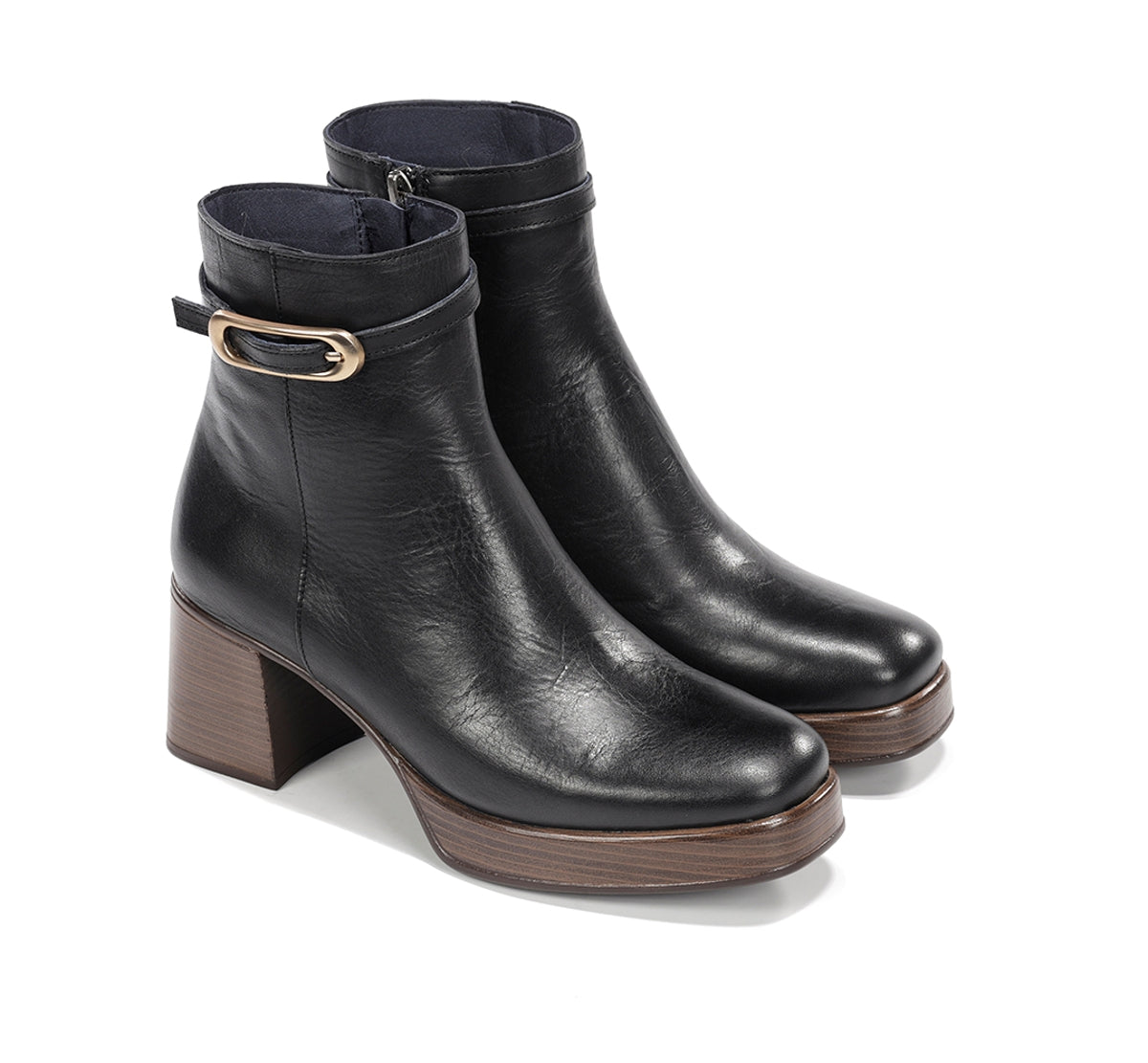 Dorking by Fluchos Cristel D9733 Bottine Femme Noir