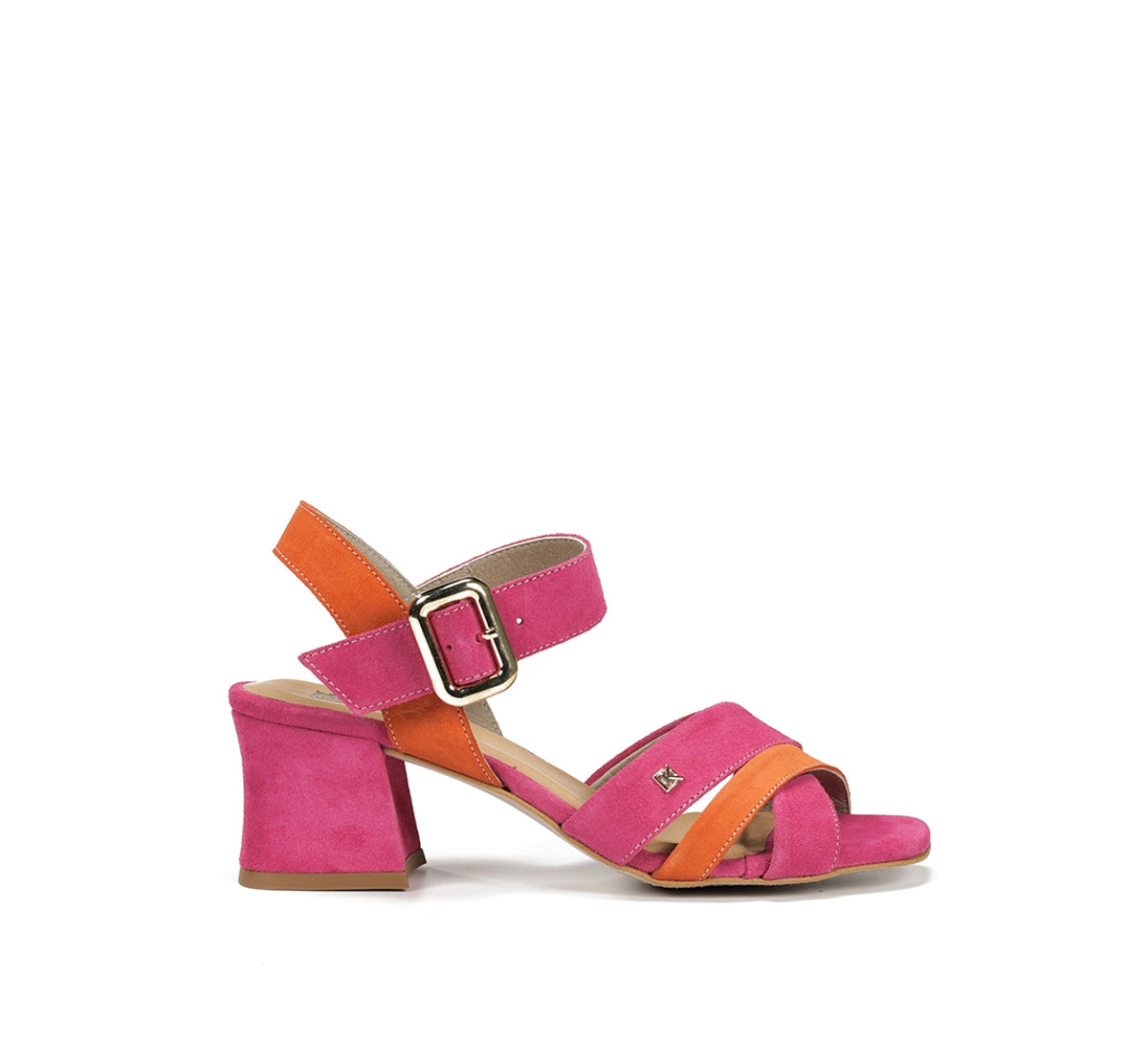 Dorking Larus D9461 sandale rose talon carré