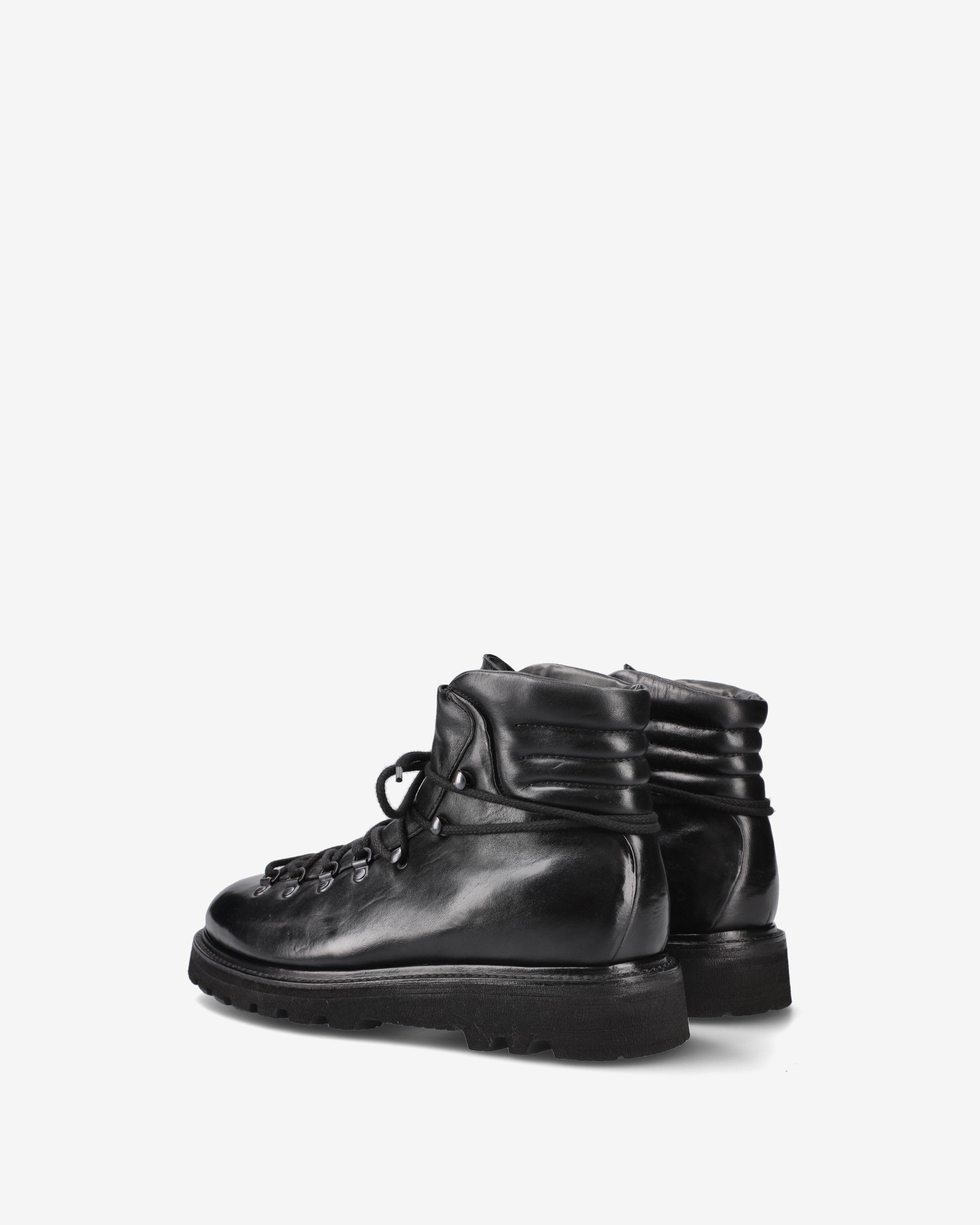 Premiata Boots bottines cuir à lacets semelle Vibram