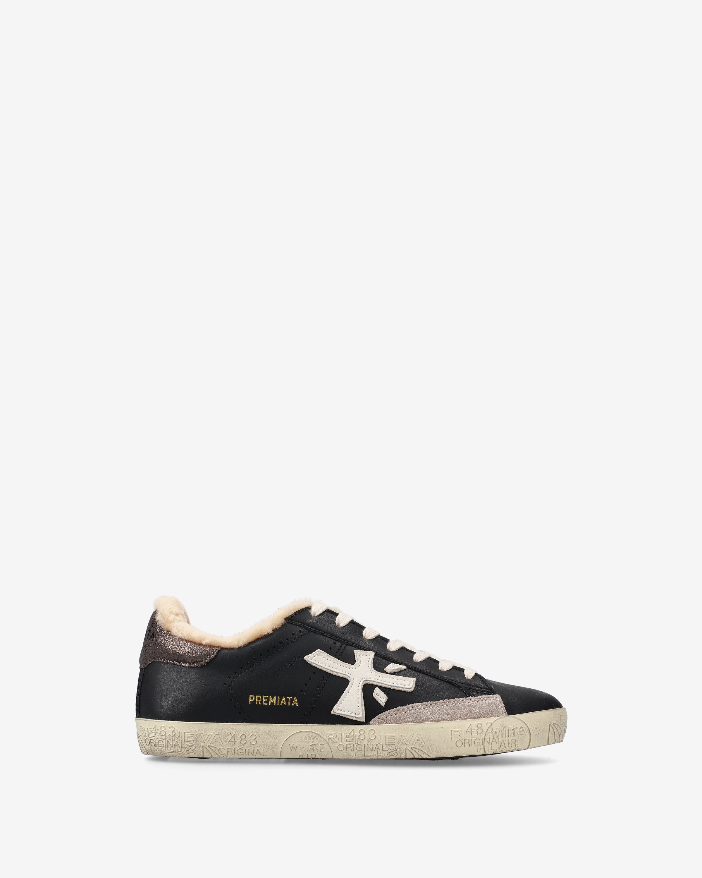 Premiata Stevend 7603M sneakers cuir blanc crème femme
