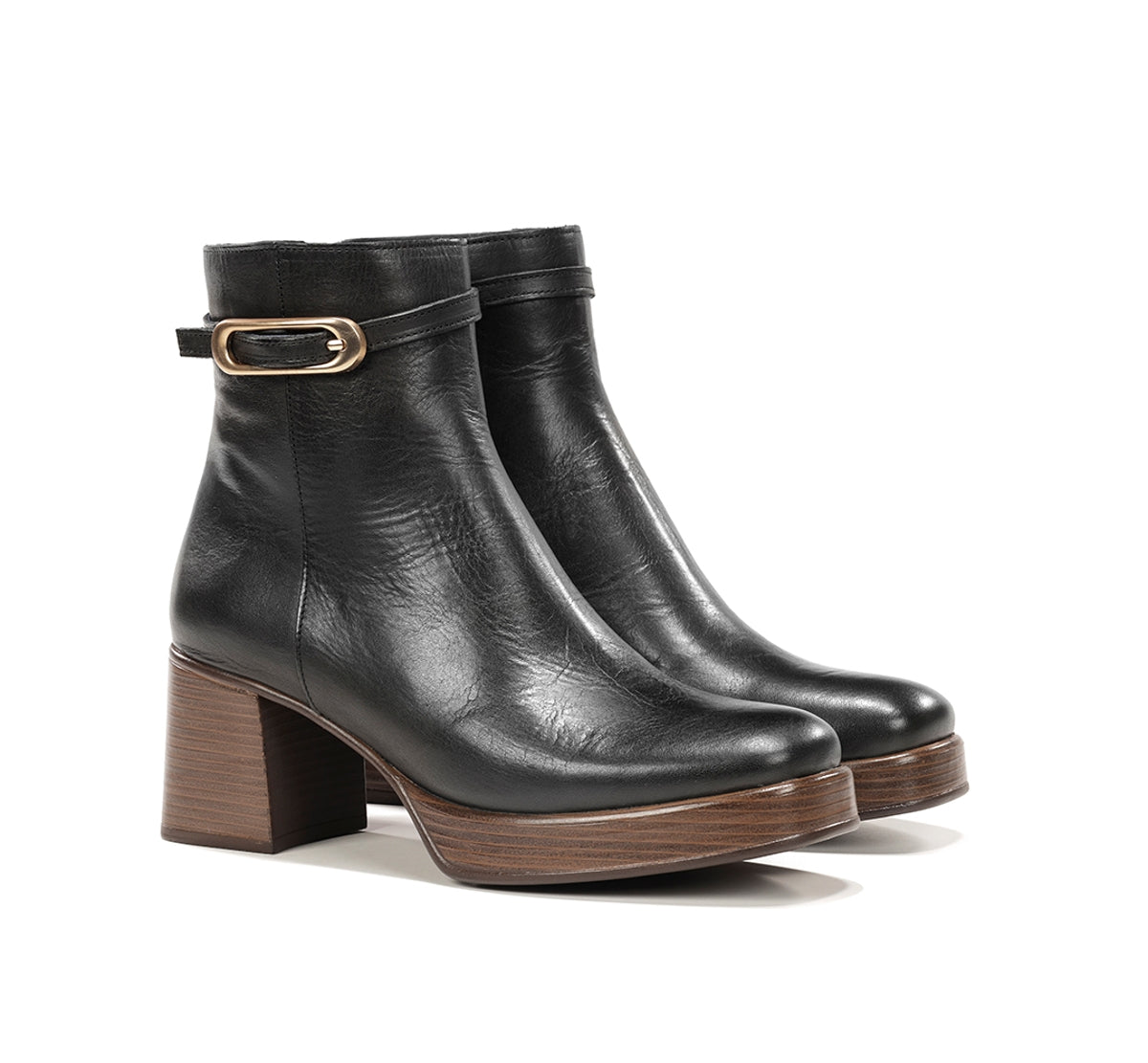 Dorking by Fluchos Cristel D9733 Bottine Femme Noir