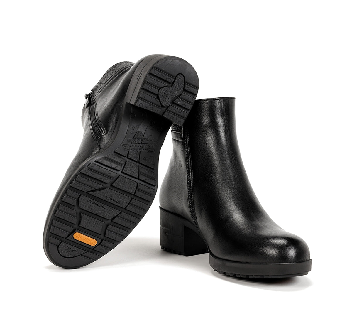 Fluchos Aliss F1367 bottines femme noires cuir