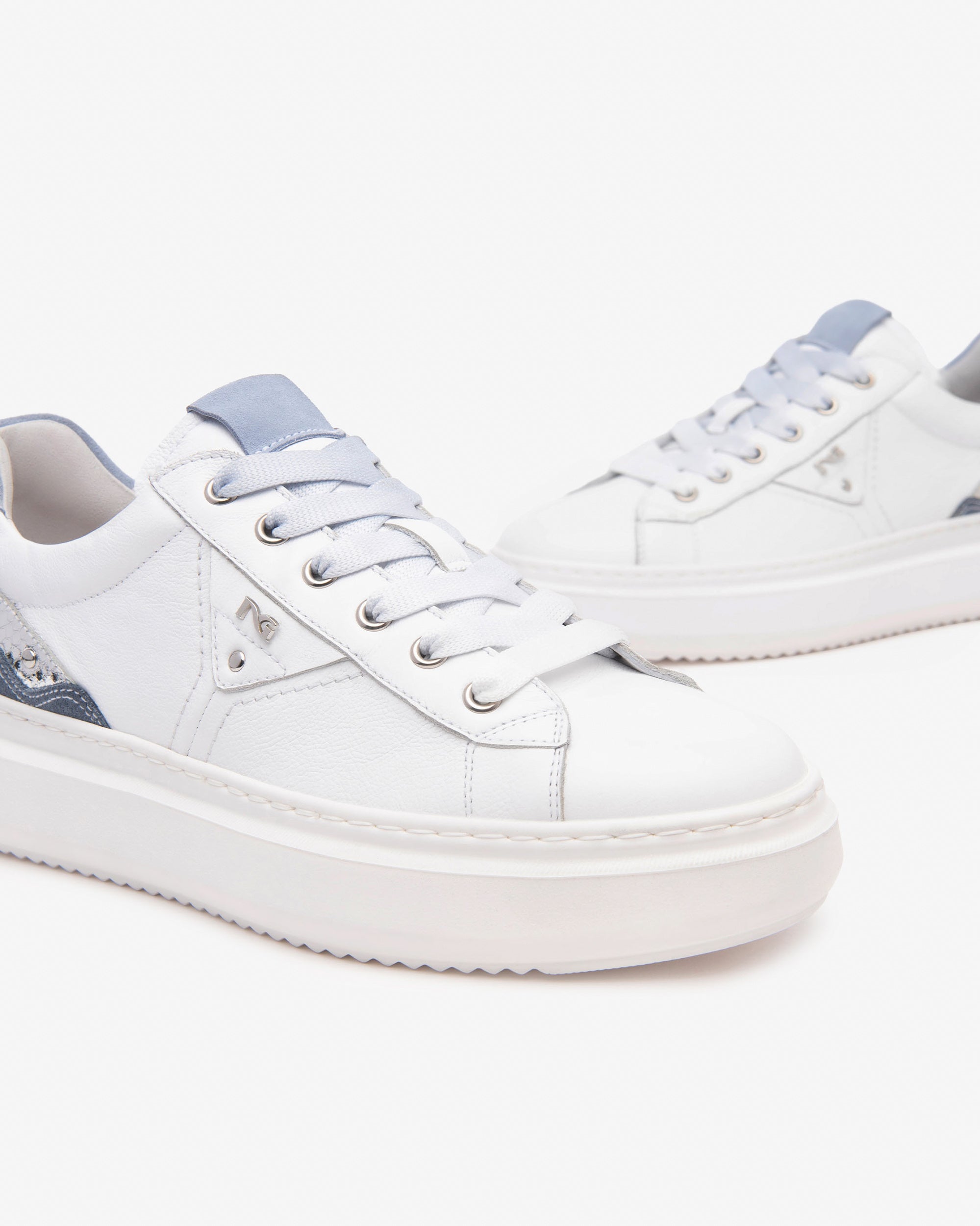 Nero Giardini Sneakers baskets cuir femme daim été