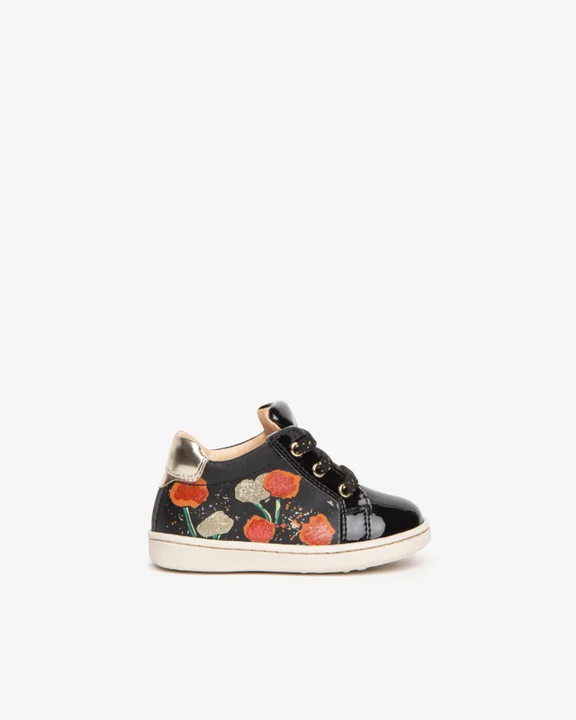 Nero Giardini Sneakers baskets cuir bébé fille zip