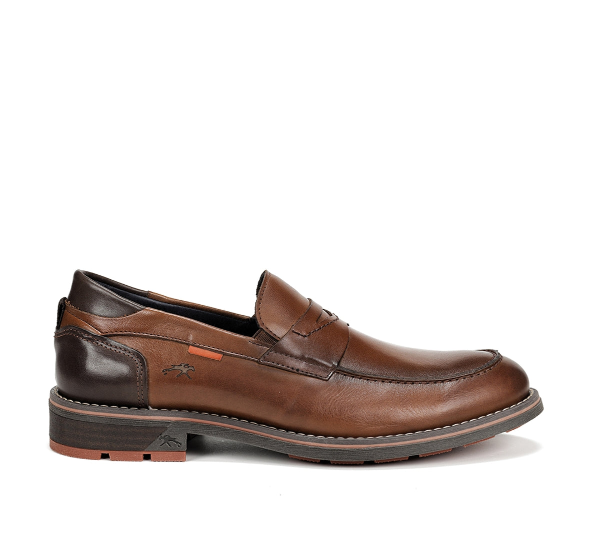 Fluchos Terry F1290 mocassins marron cuir homme