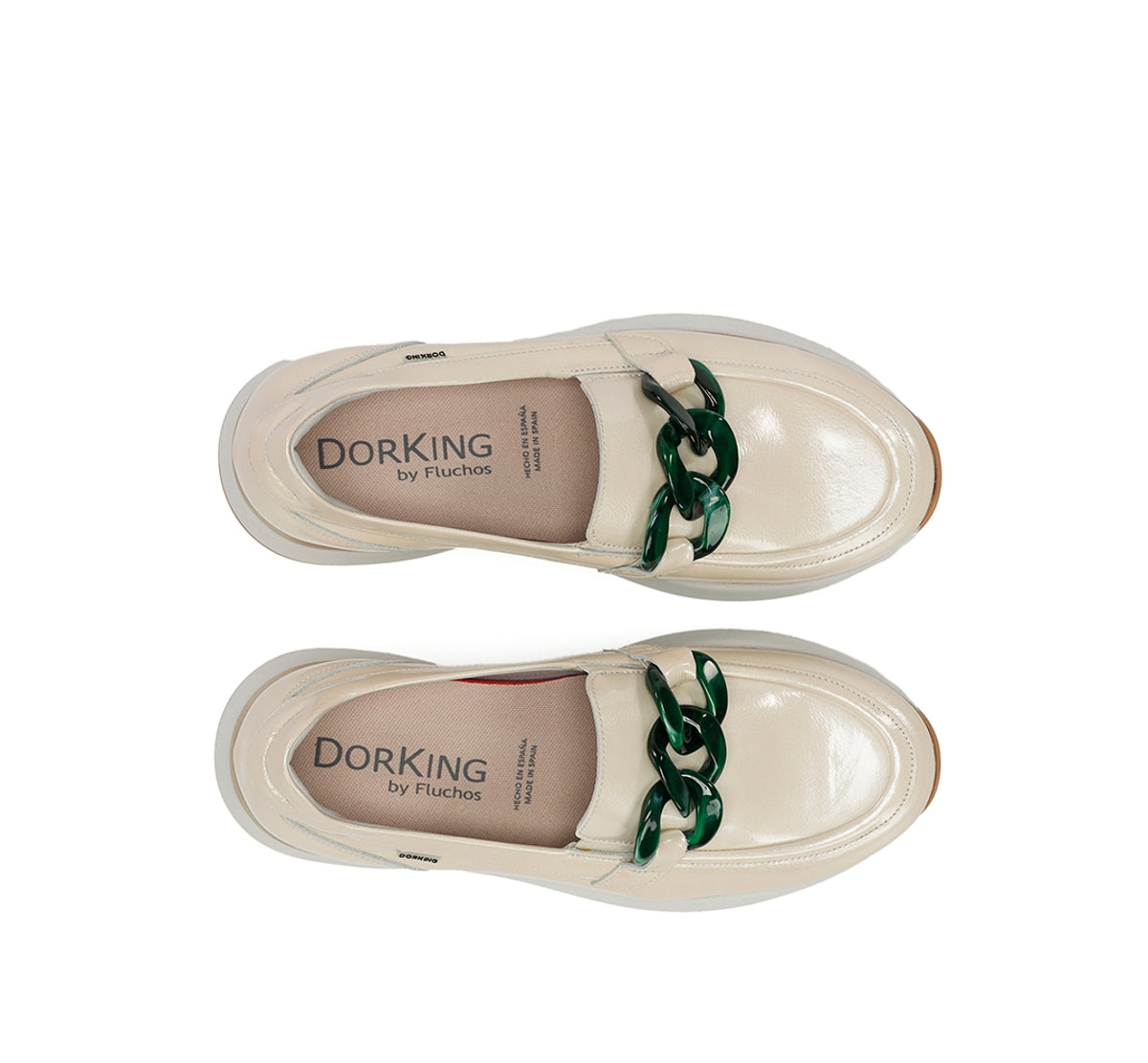 Dorking Flix D9671 mocassins femme taupe confort