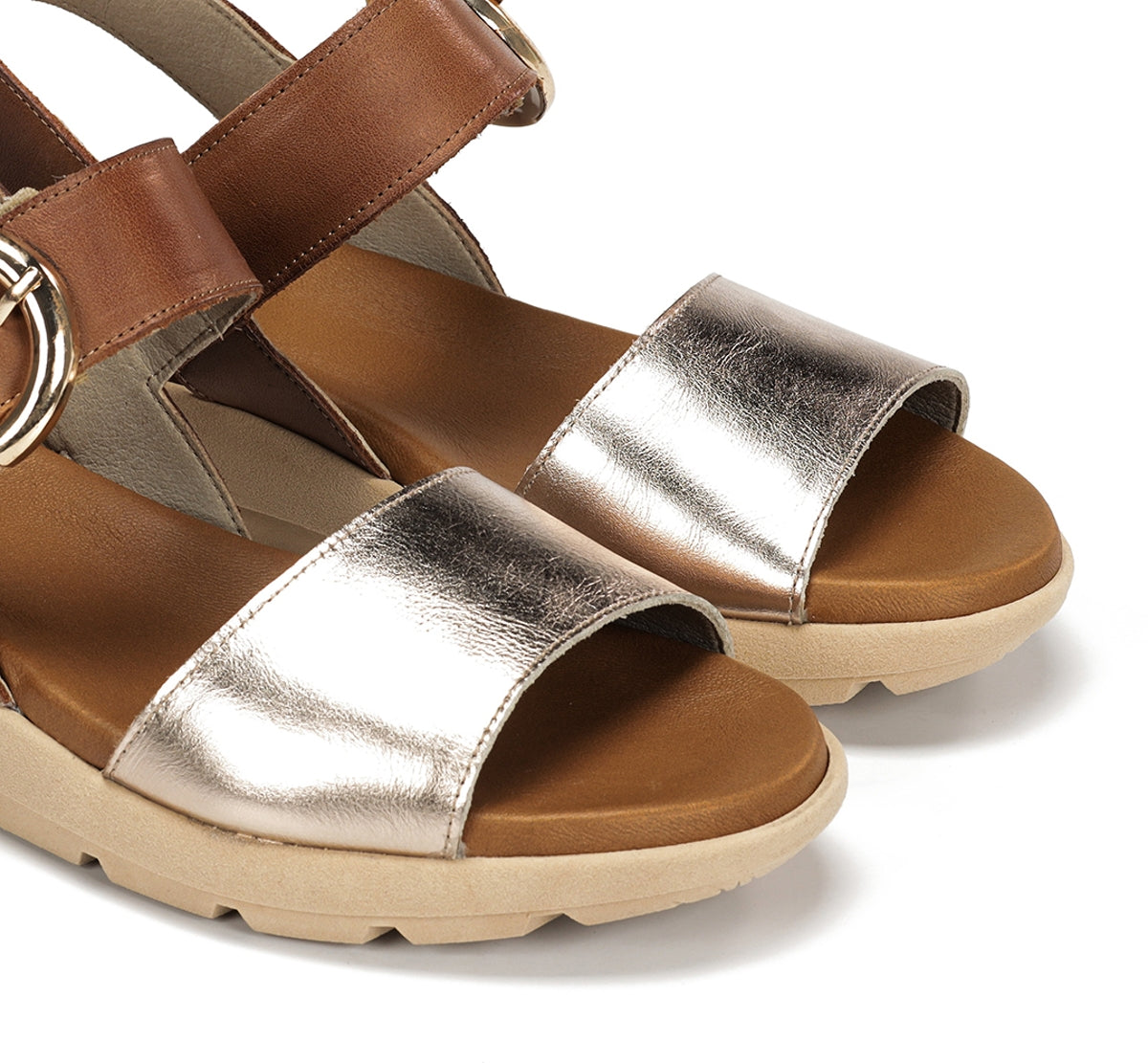 Fluchos Dorking Gandia D9523 sandale marron femme