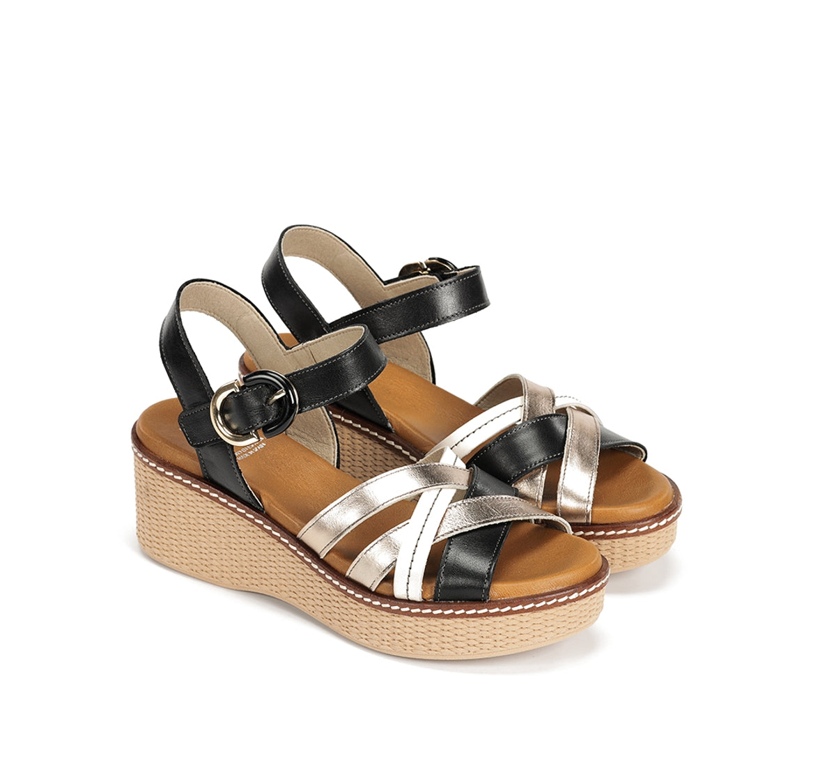 Dorking by Fluchos Nido D9639 sandale noire femme