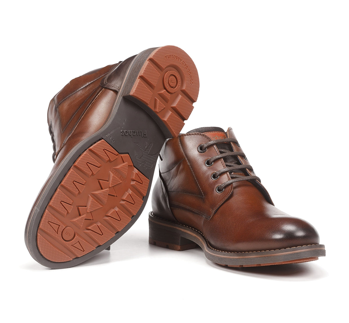 Fluchos Terry F1341 bottines homme marron cuir