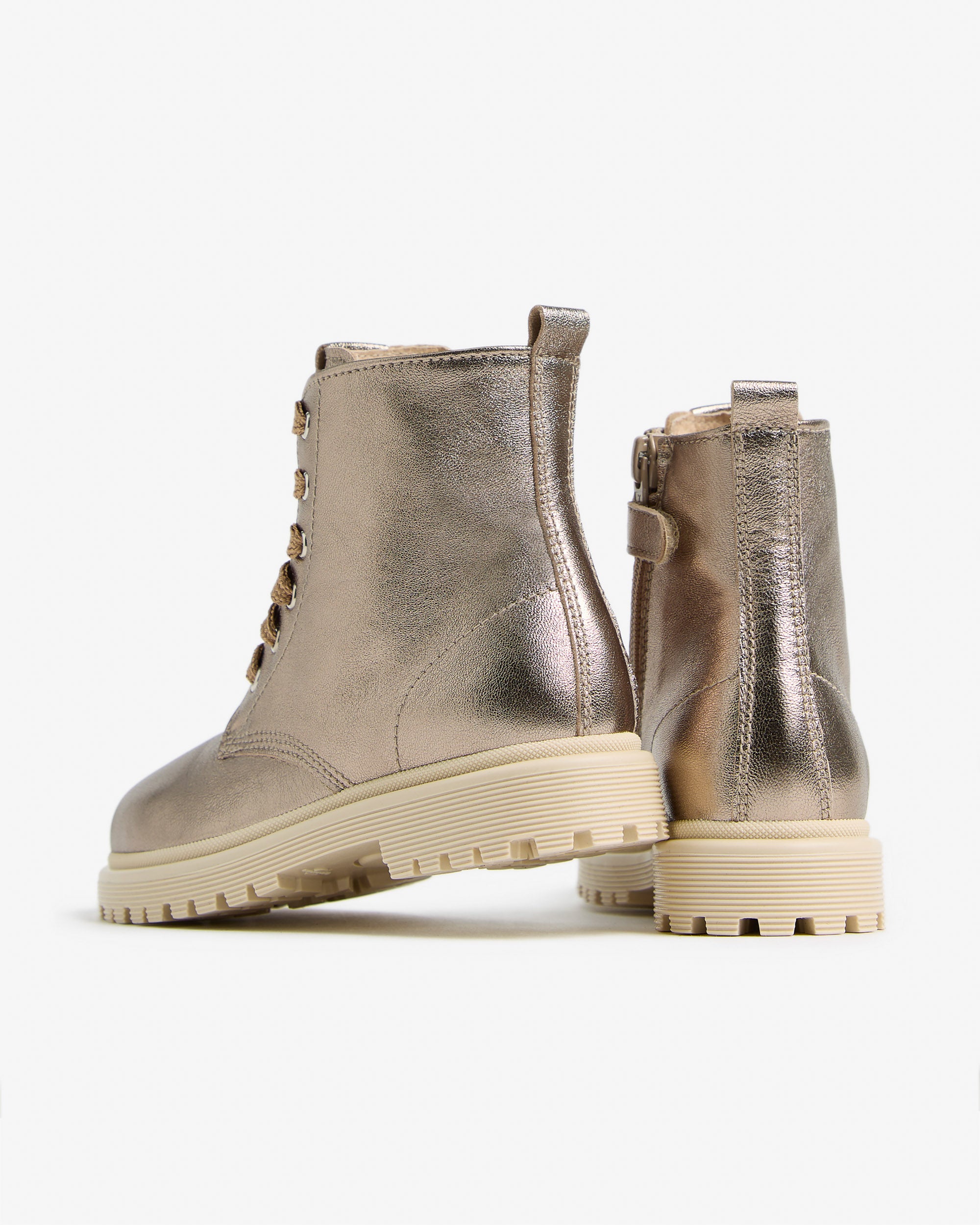 Nero Giardini Combat Boots Bottes Cuir Fille Lacets