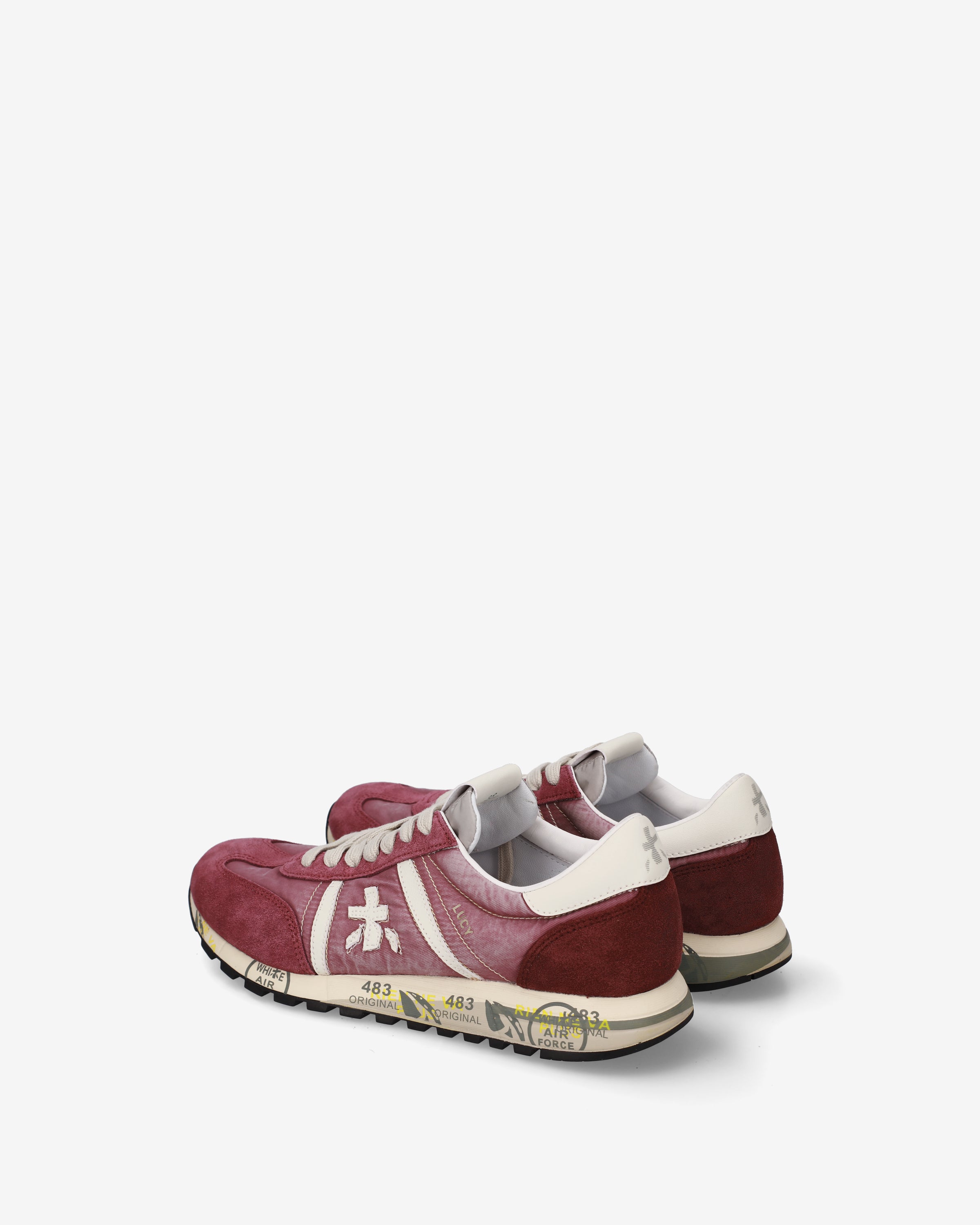 Premiata Lucyd 8453 sneakers bordeaux daim femme