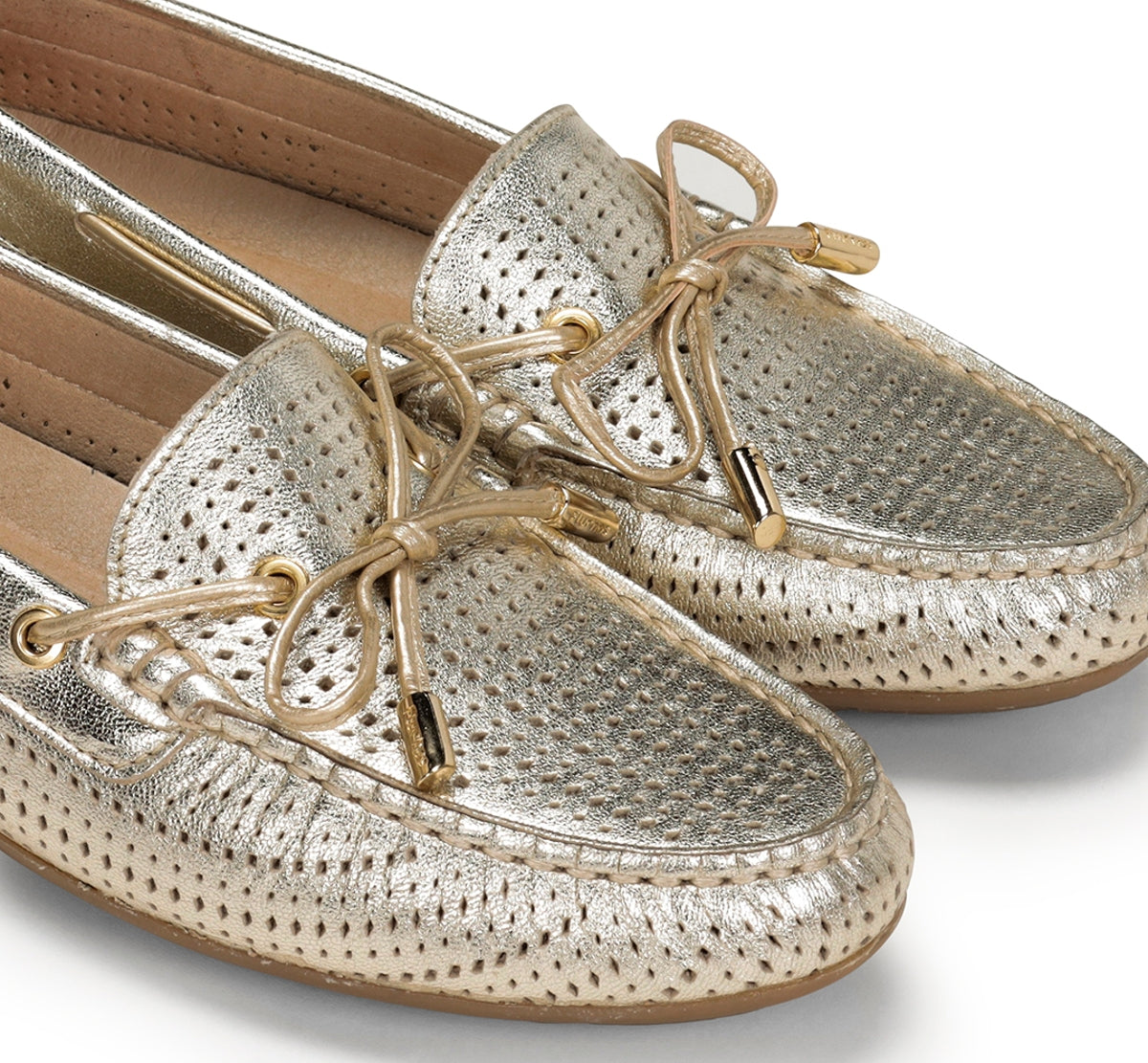 Fluchos Bruni F1428 mocassin doré femme