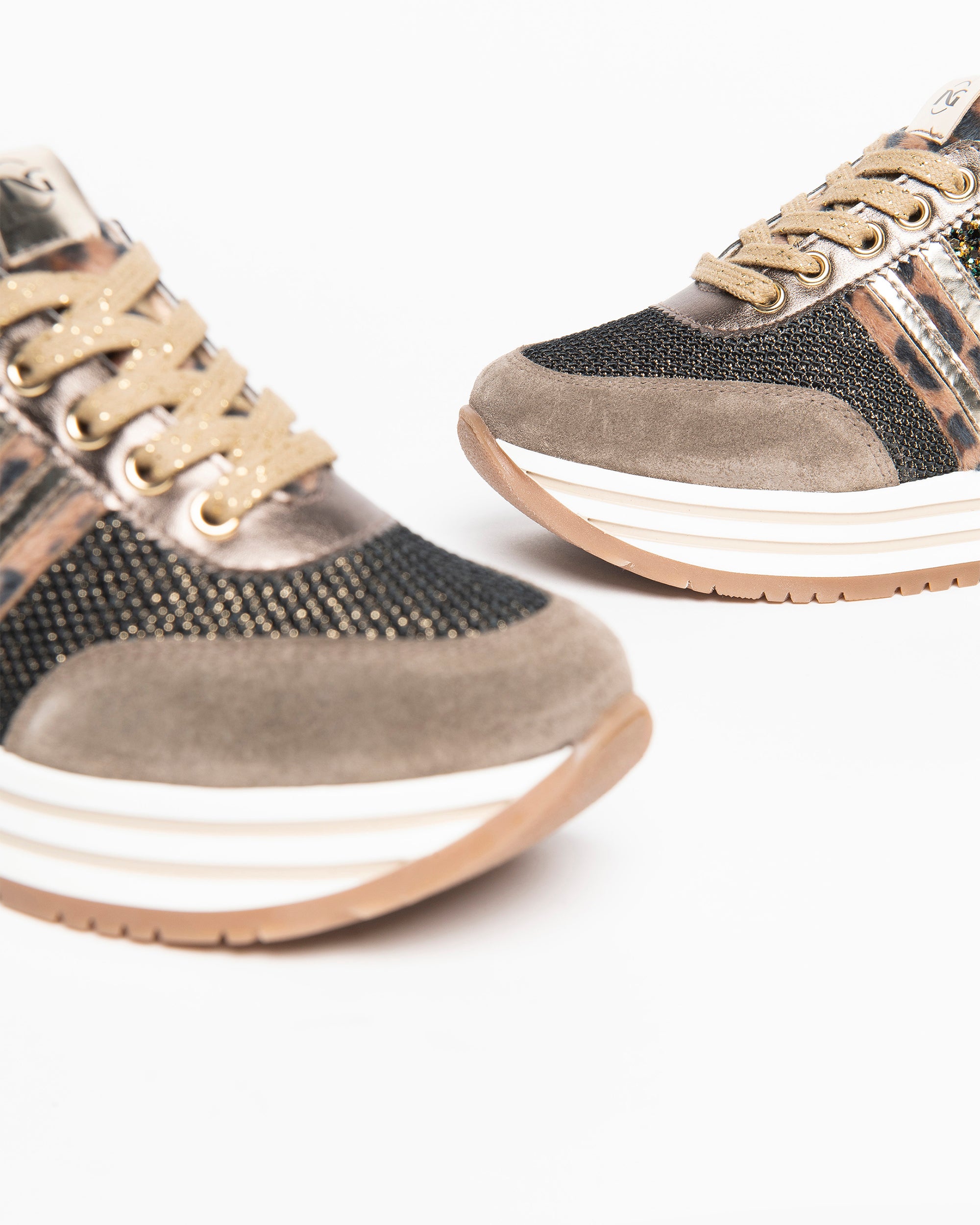 Nero Giardini Sneakers Basket Daim Ado Paillettes