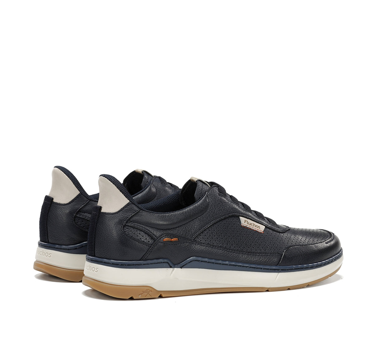 Fluchos Jeff F2358 basket bleu homme à lacets