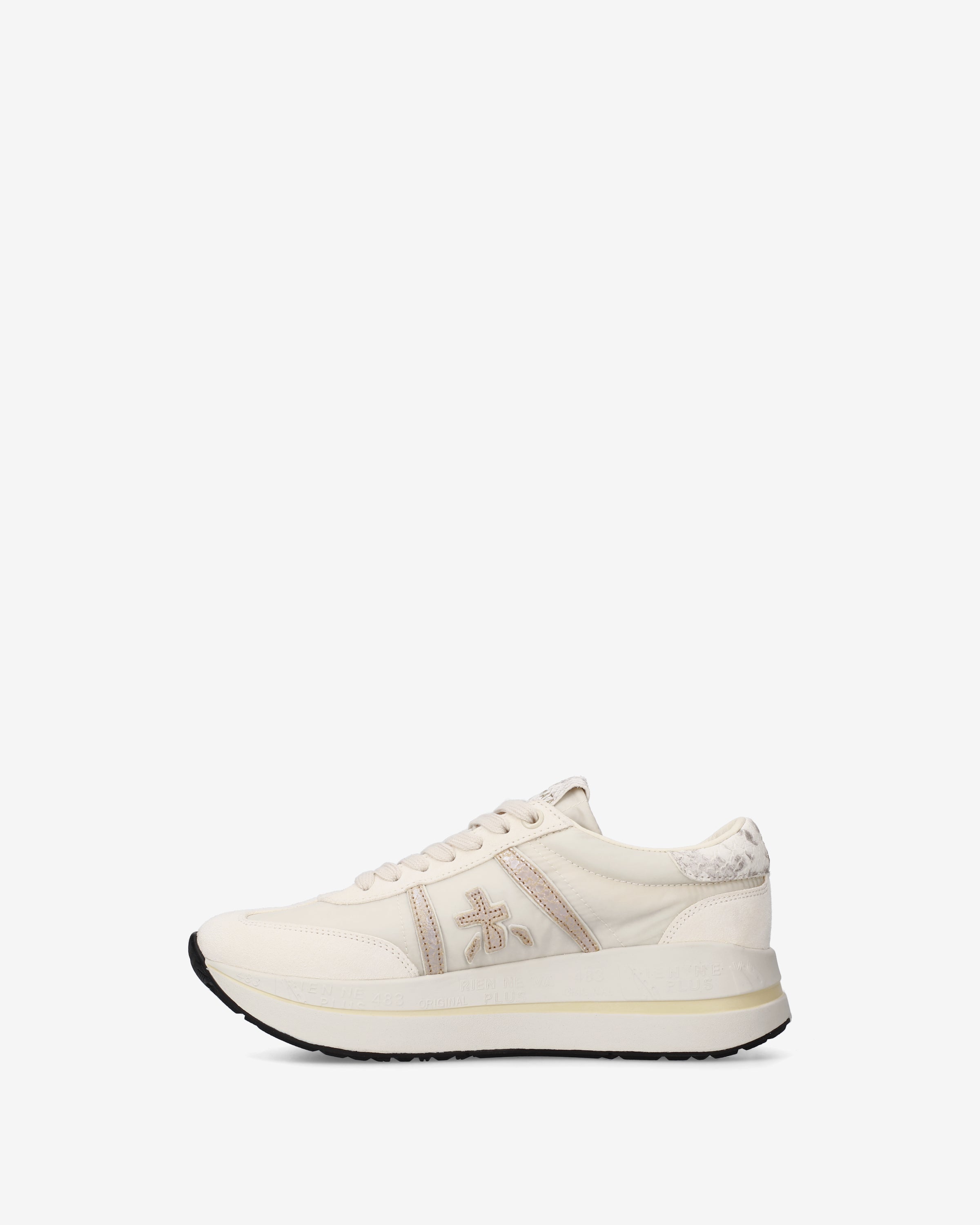 Premiata Bethcoin 8145 baskets femme cuir plateforme 5 cm