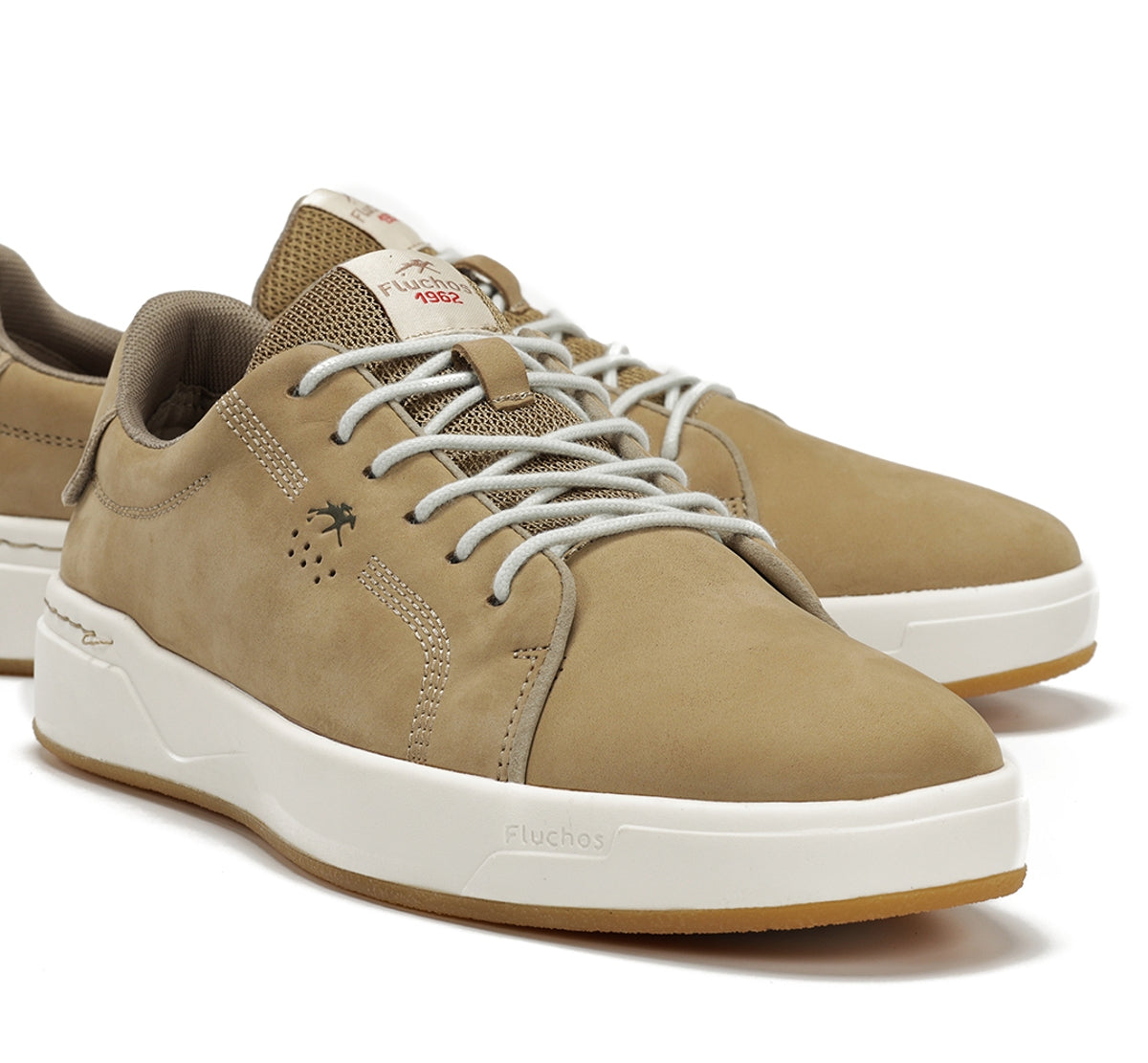 Fluchos Nadal F2377 basket homme marron cuir