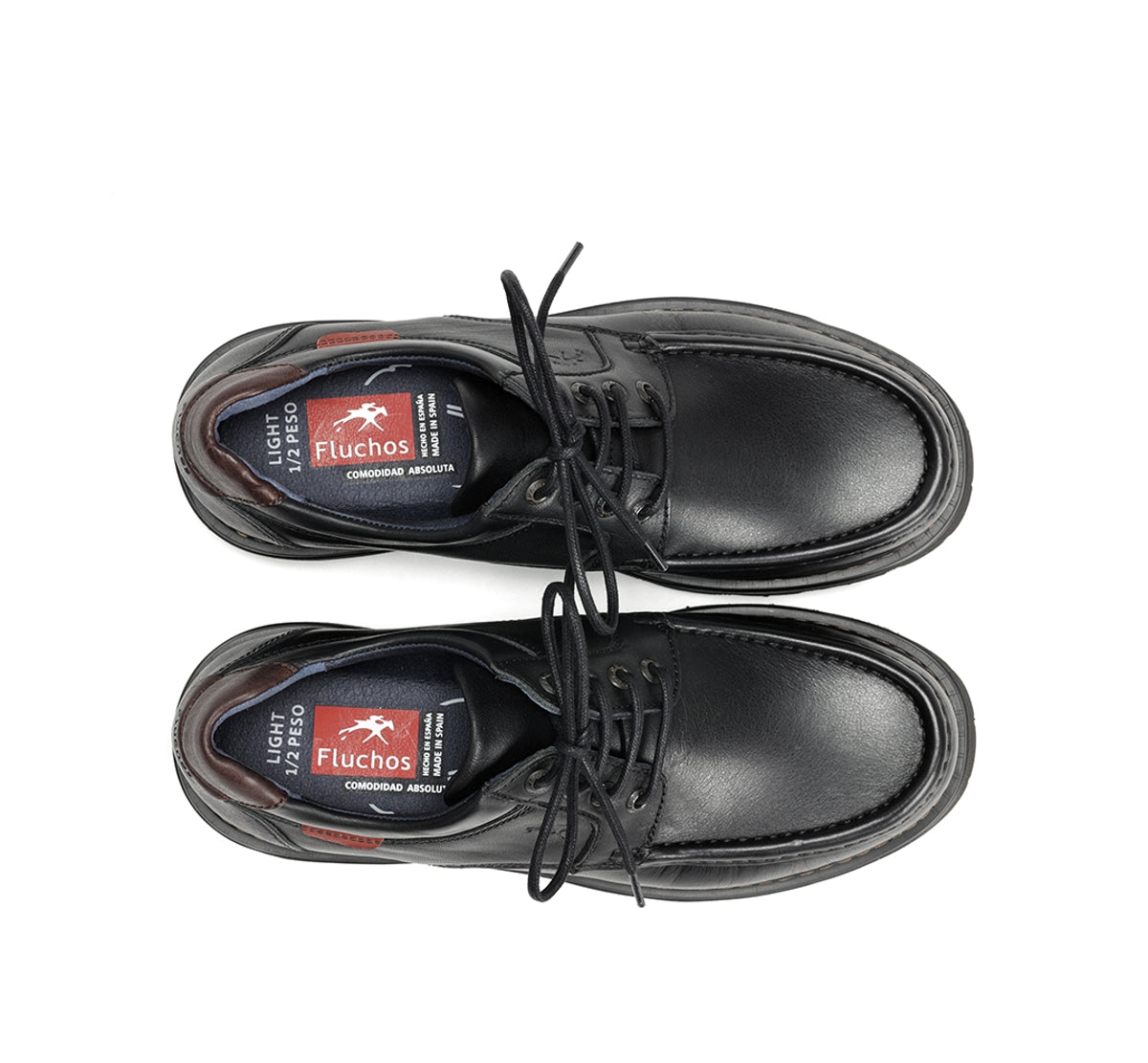 Fluchos Douglas F1320 Chaussure Noire Cuir Homme