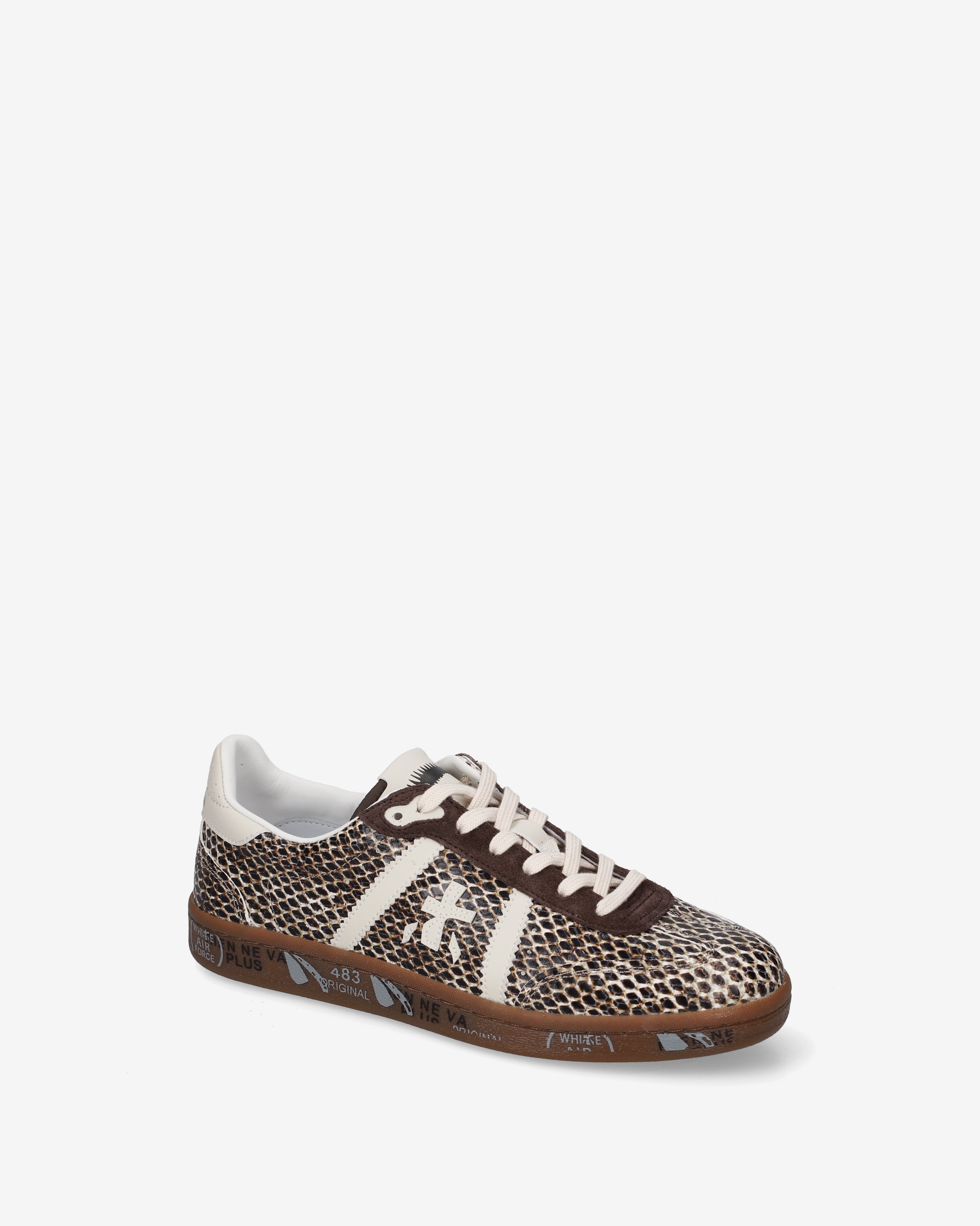 Premiata Bonnied 8573 sneakers femme beige python