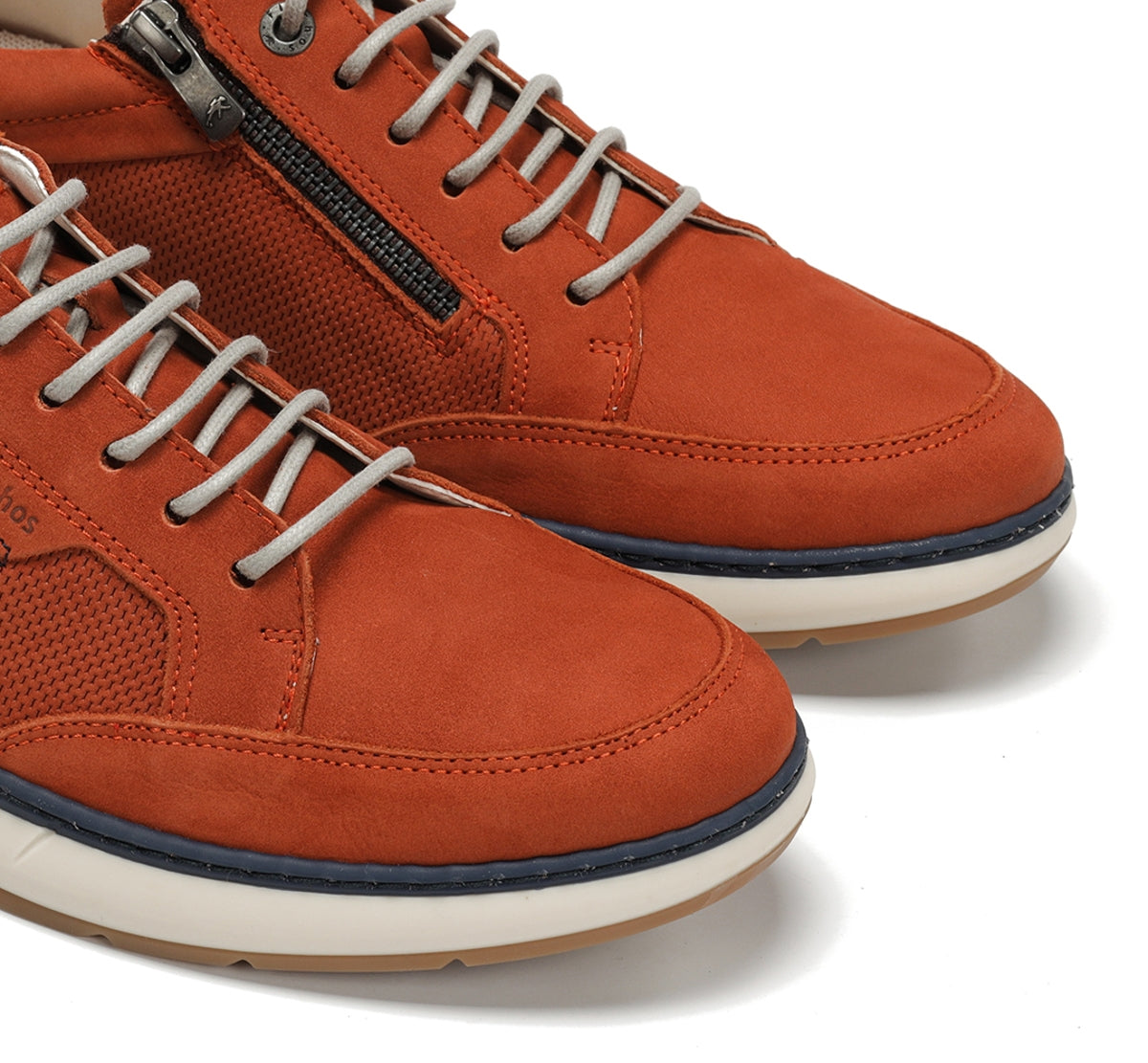 Fluchos Jeff F2211 Baskets Homme Orange Cuir
