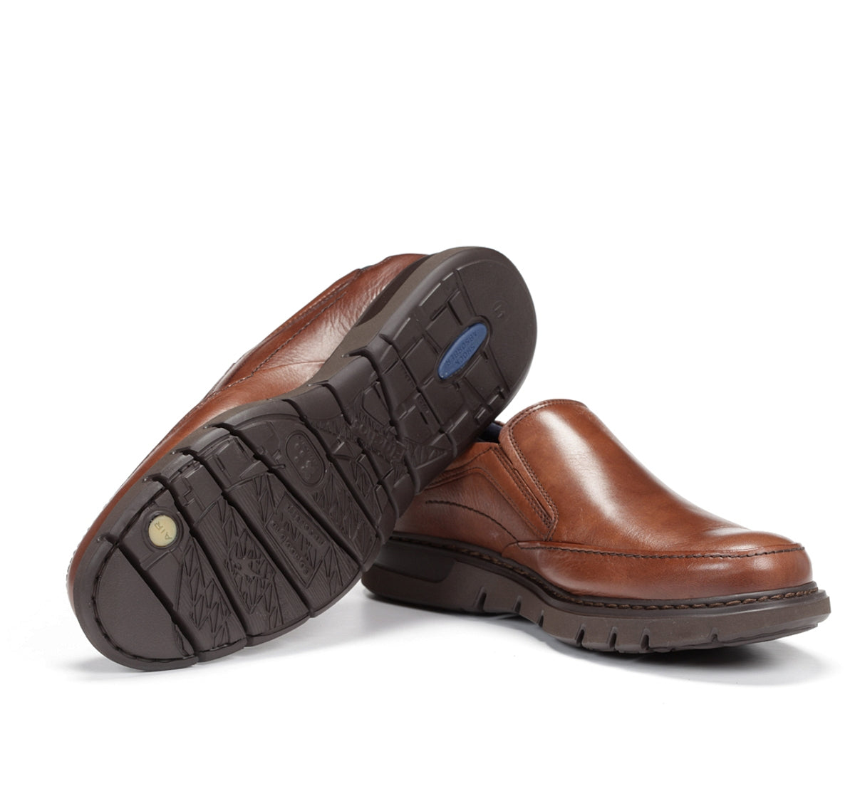 Fluchos Celtic F0249 slip on marron homme