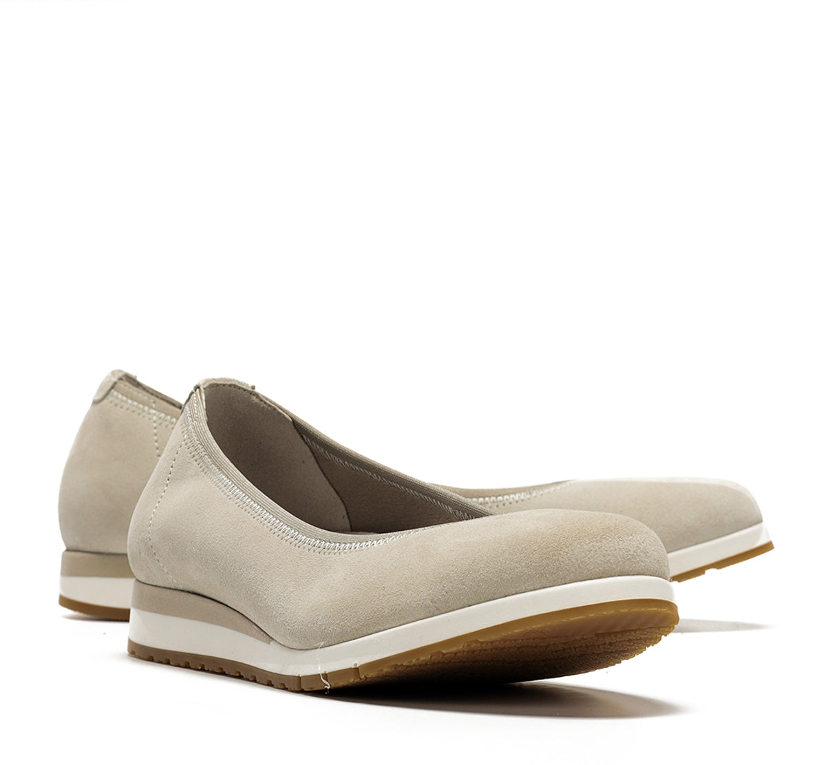 Dorking Swim D9712 ballerines taupe cuir femme