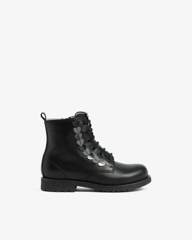 Nero Giardini Combat Boots Rangers Cuir Fille Junior